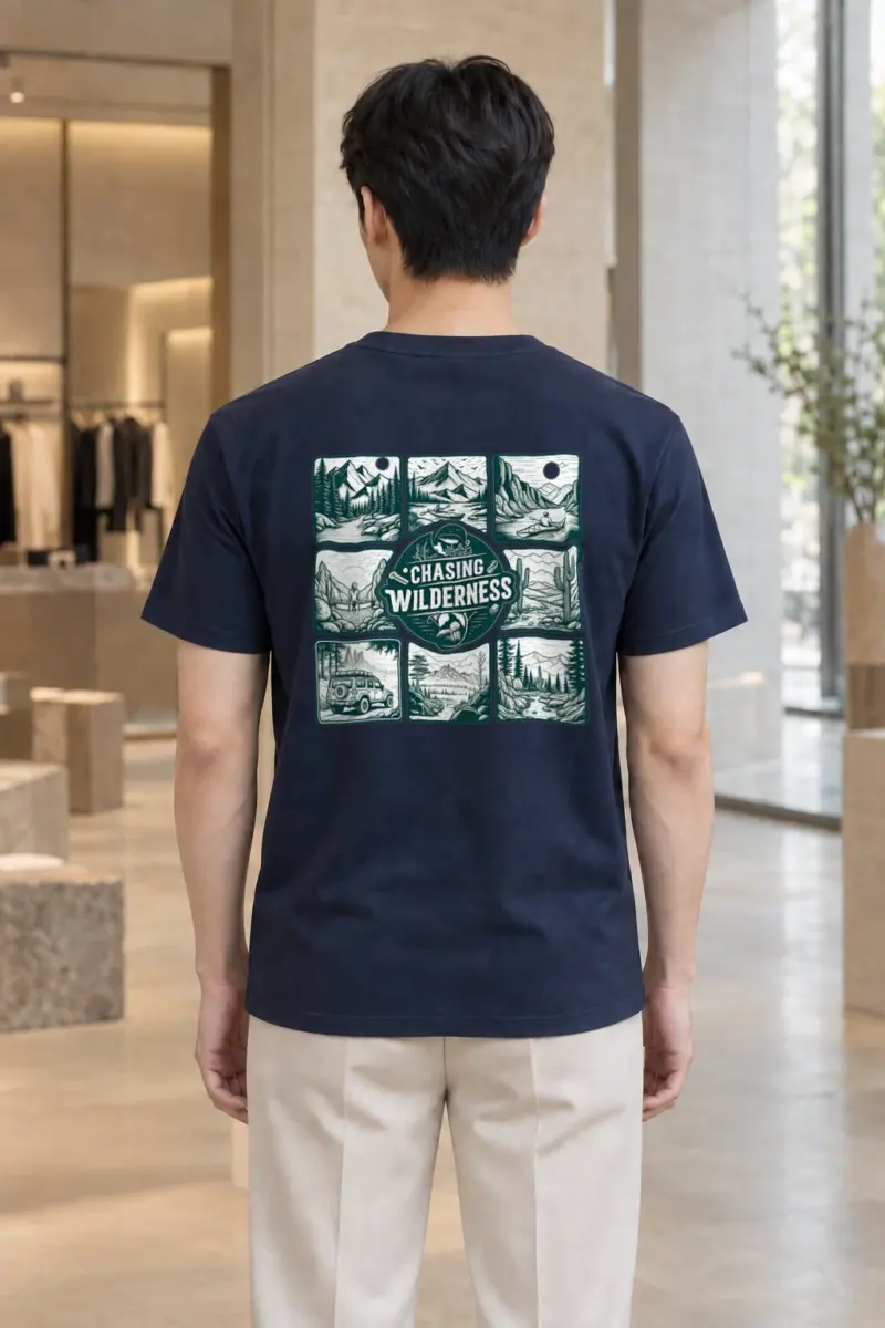 "Trailbound Heritage" Heavyweight Unisex Crewneck T-shirt | Gildan 5000