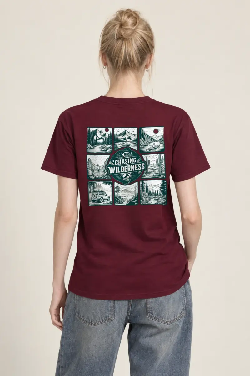 "Trailbound Heritage" Heavyweight Unisex Crewneck T-shirt