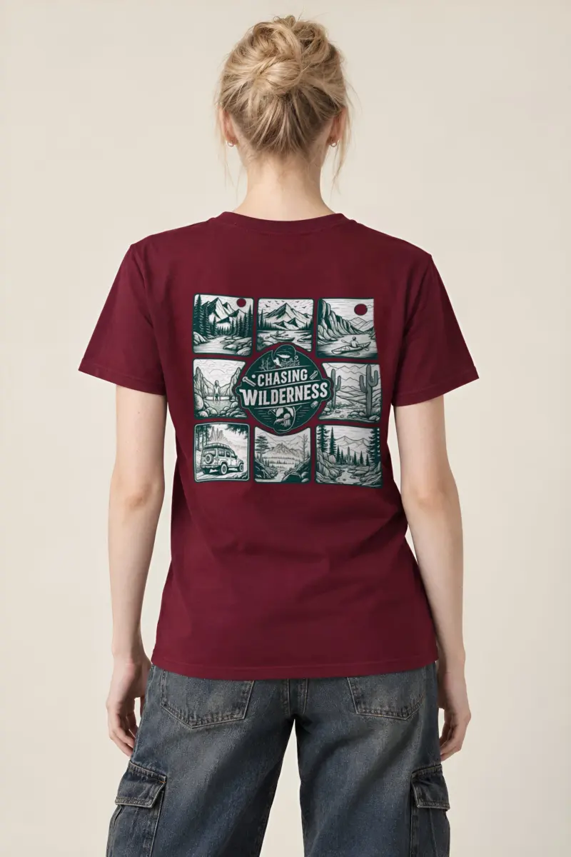 "Trailbound Heritage" Heavyweight Unisex Crewneck T-shirt