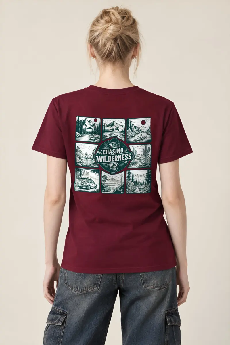 "Trailbound Heritage" Heavyweight Unisex Crewneck T-shirt