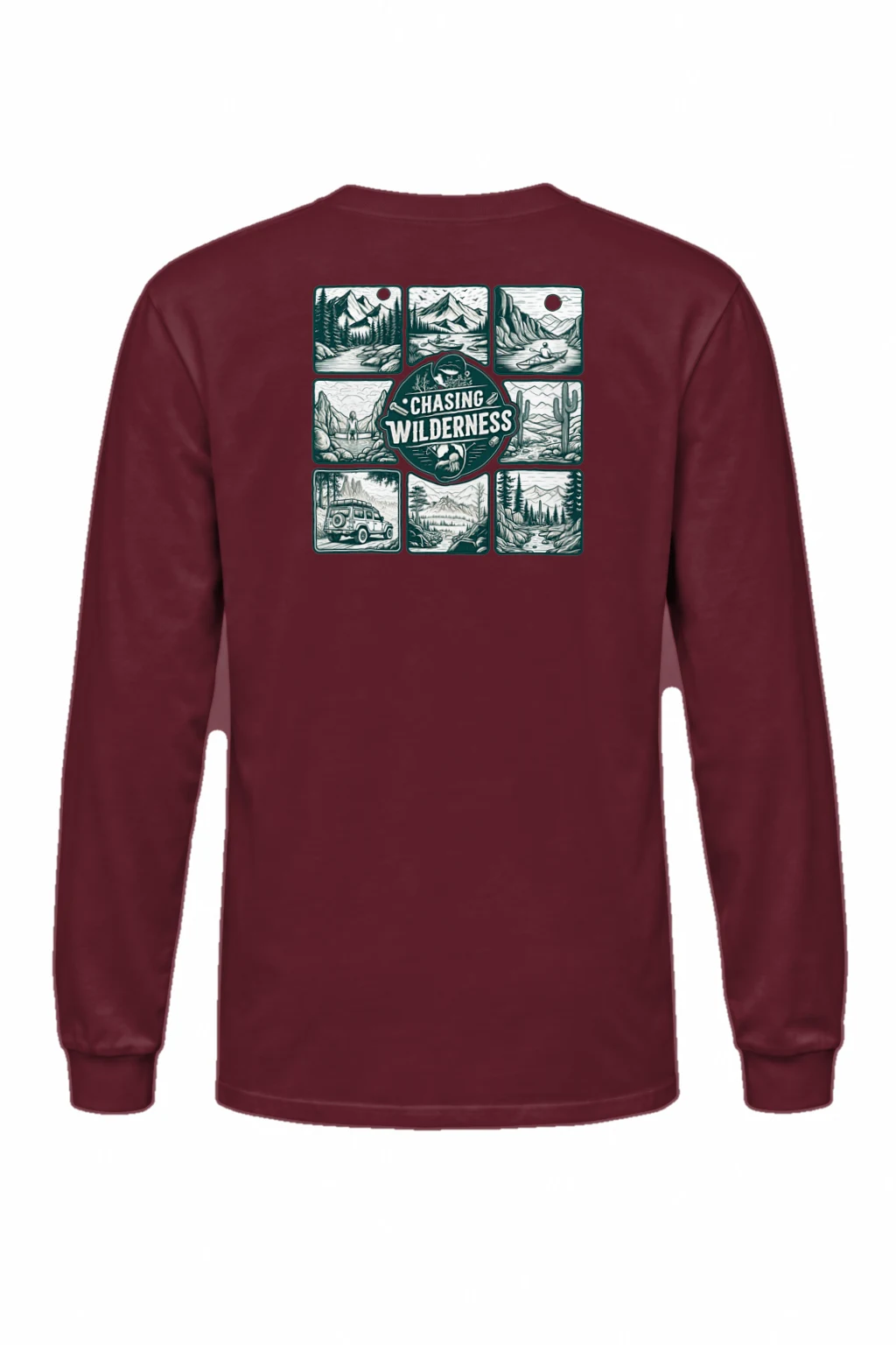 "Trailbound Heritage" Unisex Longsleeve T-shirt | Gildan 2400