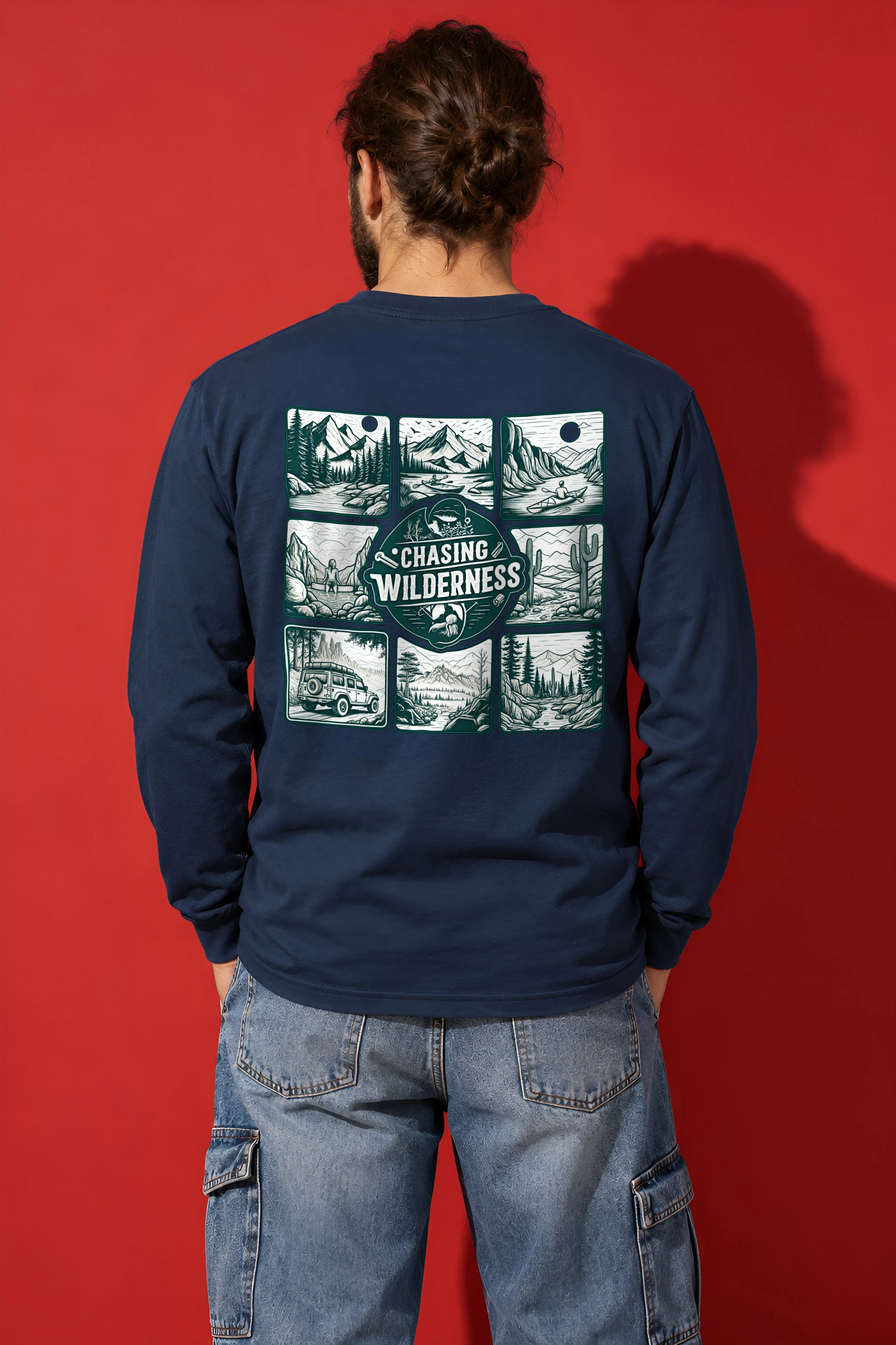 "Trailbound Heritage" Unisex Longsleeve T-shirt