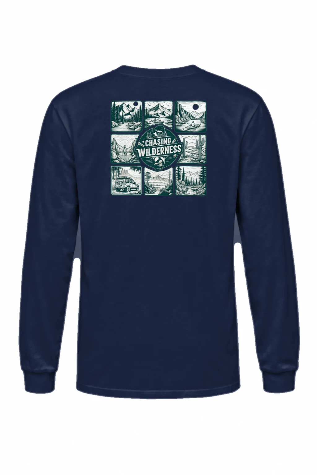 "Trailbound Heritage" Unisex Longsleeve T-shirt | Gildan 2400