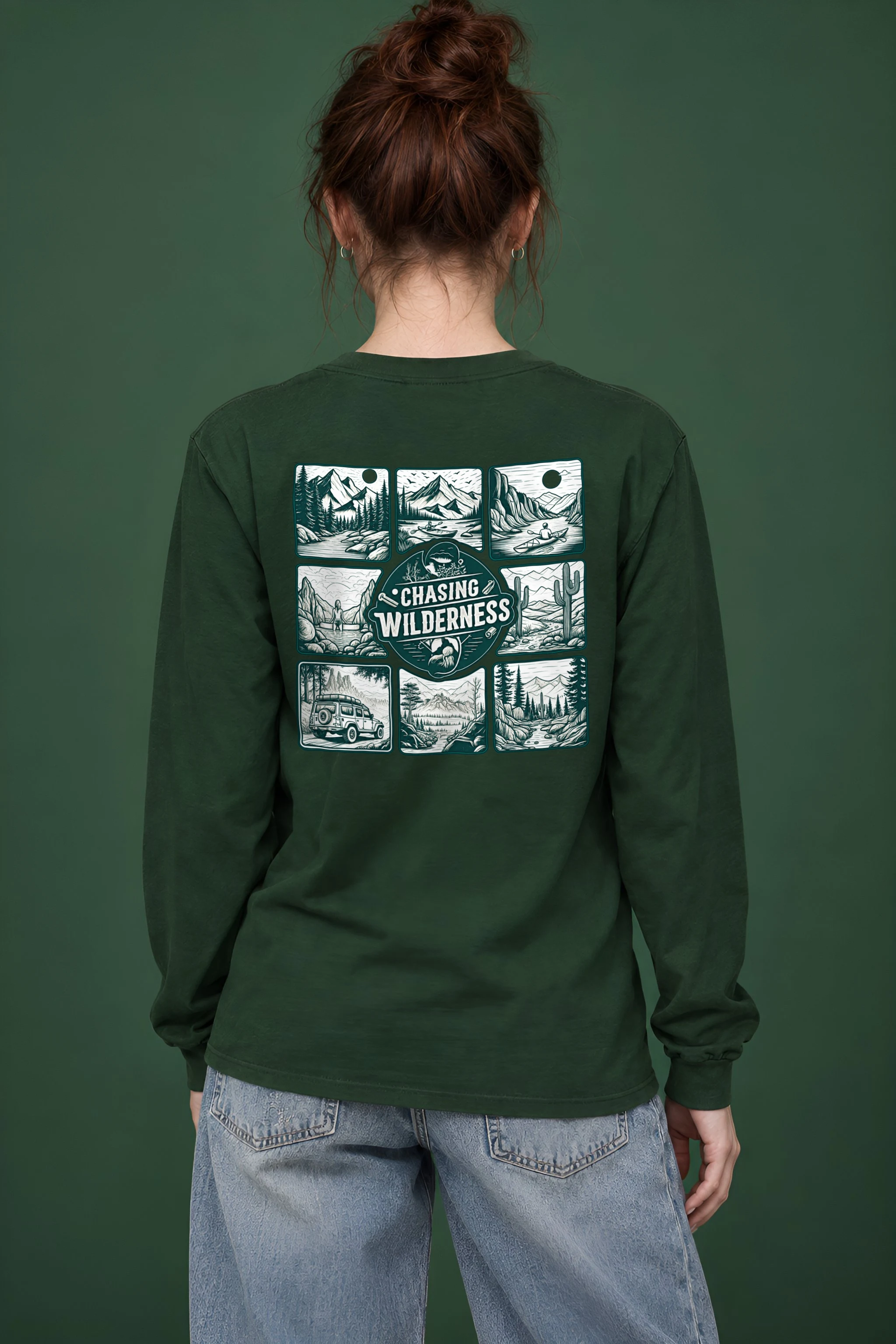 "Trailbound Heritage" Unisex Longsleeve T-shirt