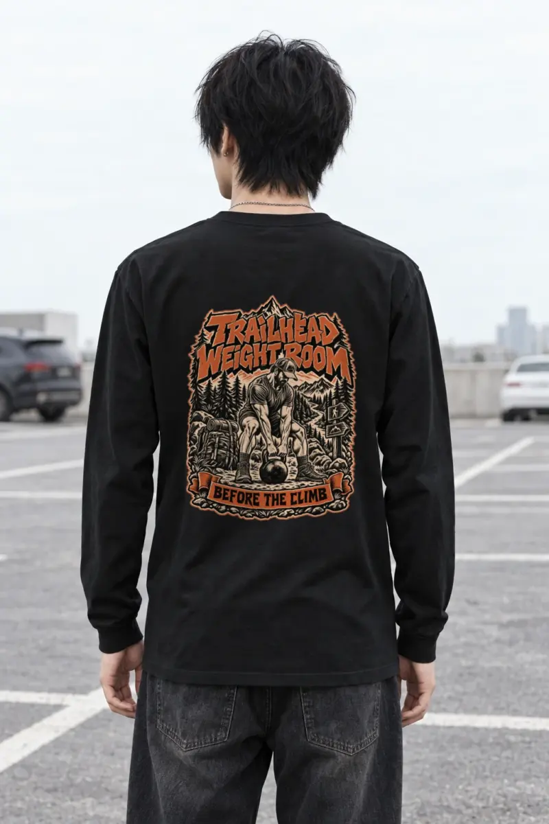 "Trailhead Weight Room" Unisex Longsleeve T-shirt