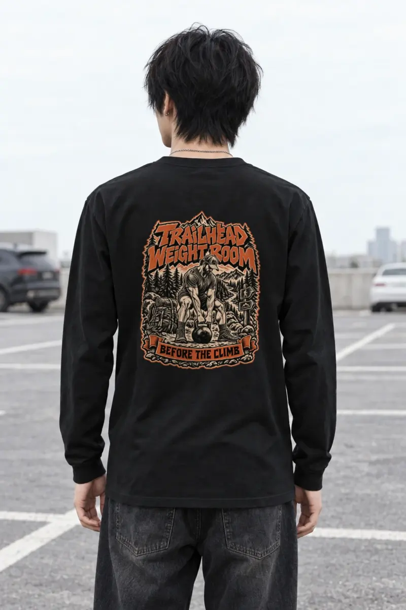 "Trailhead Weight Room" Unisex Longsleeve T-shirt