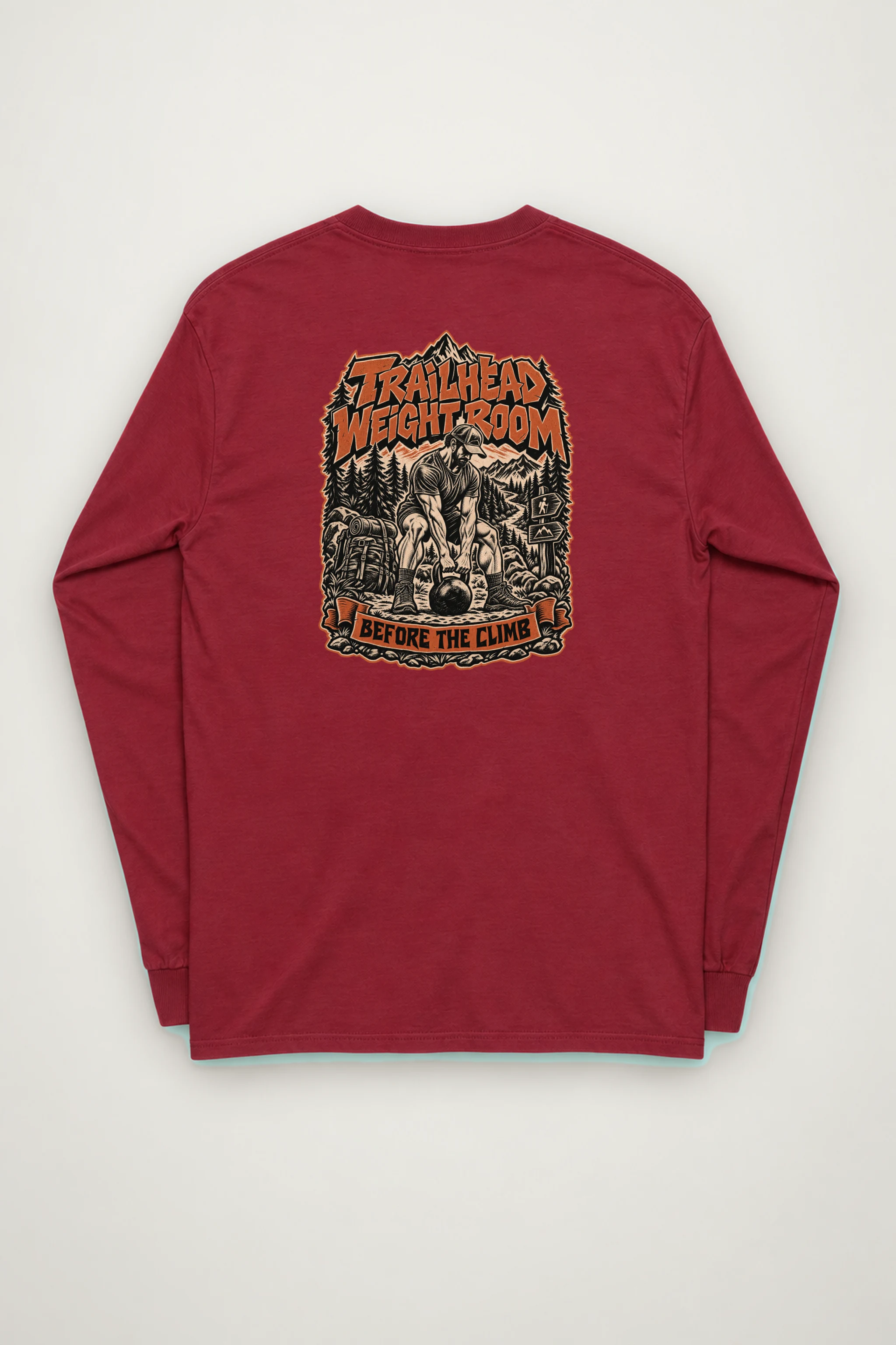 "Trailhead Weight Room" Unisex Longsleeve T-shirt