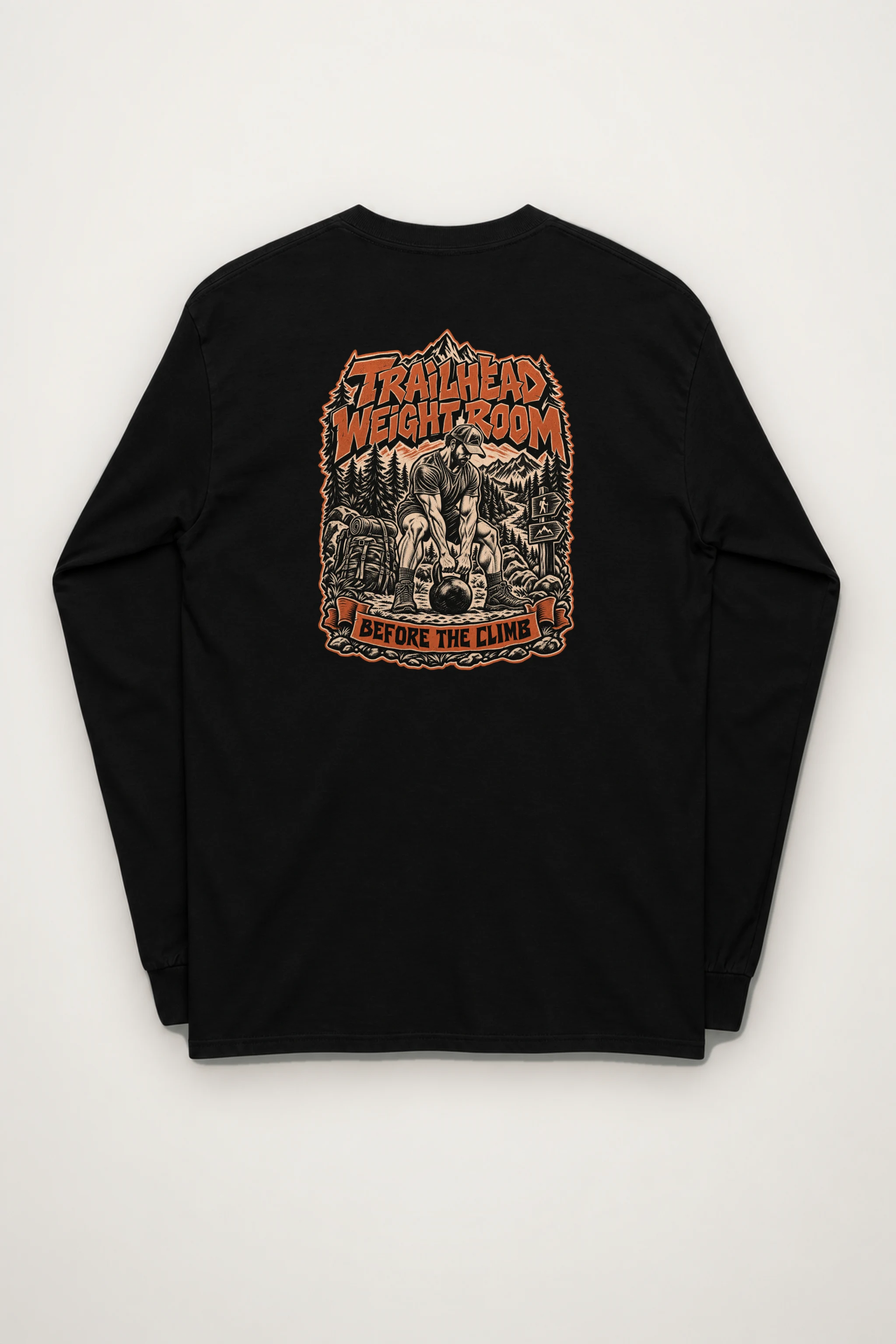 "Trailhead Weight Room" Unisex Longsleeve T-shirt