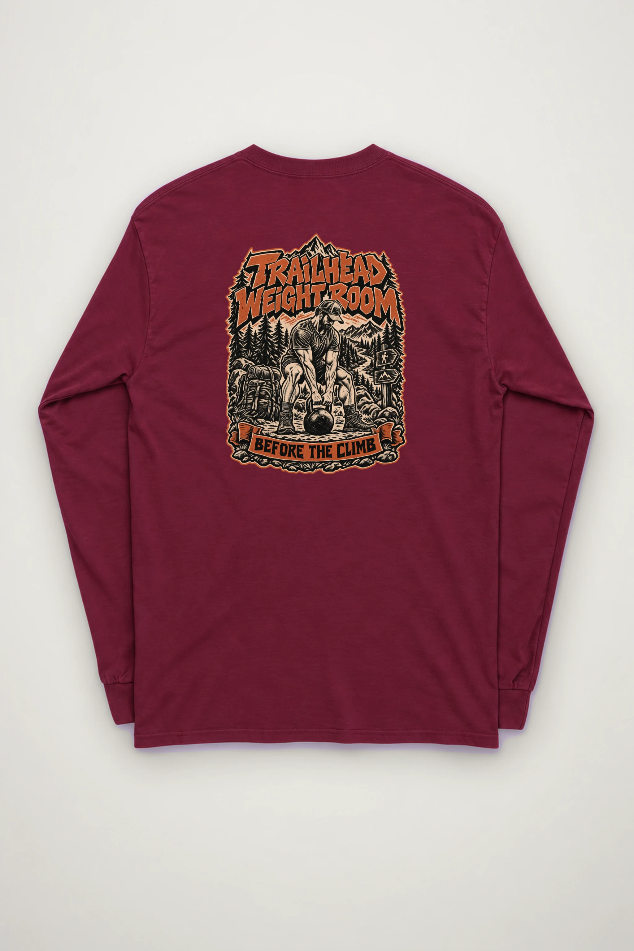 "Trailhead Weight Room" Unisex Longsleeve T-shirt