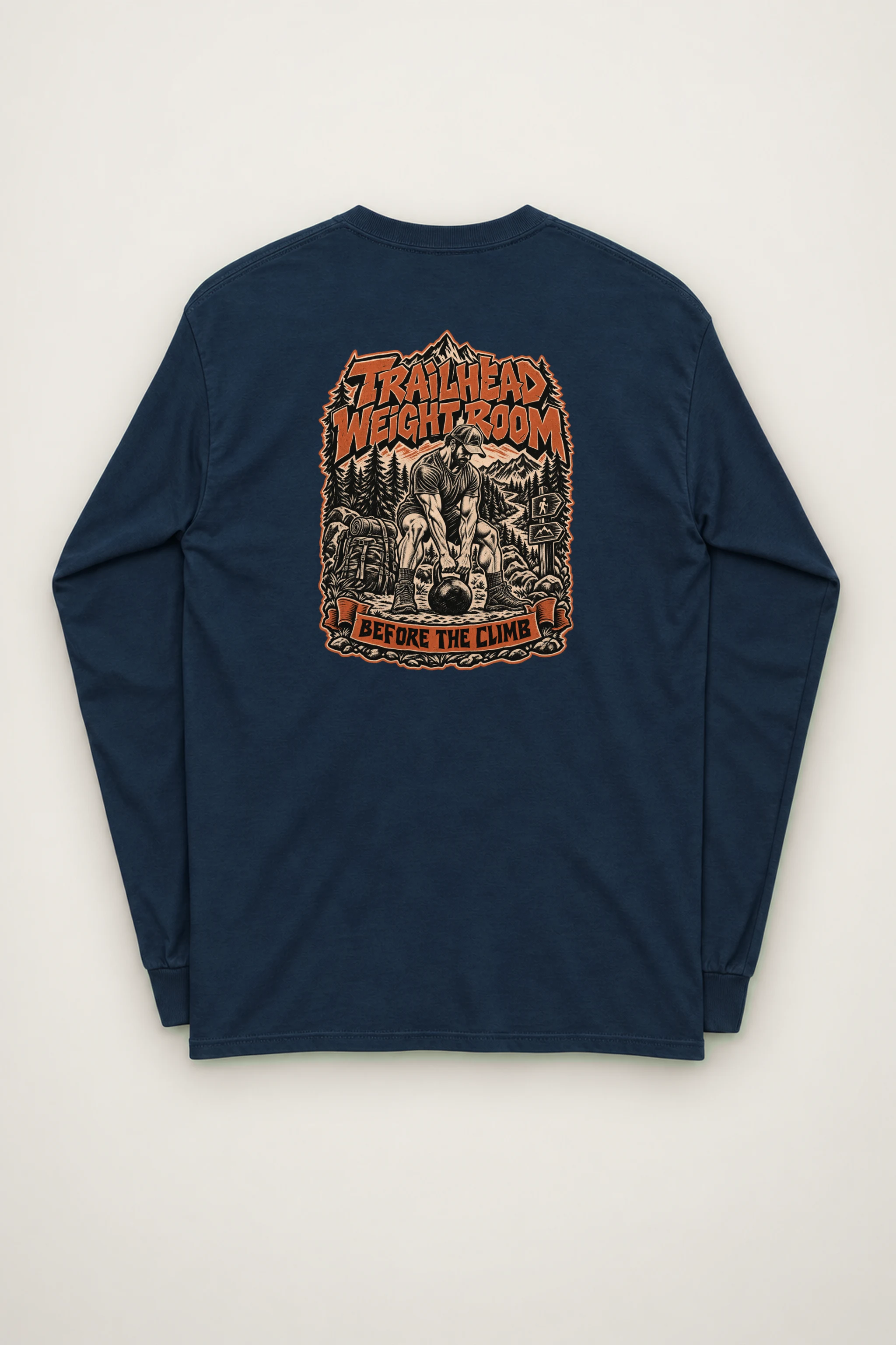 "Trailhead Weight Room" Unisex Longsleeve T-shirt