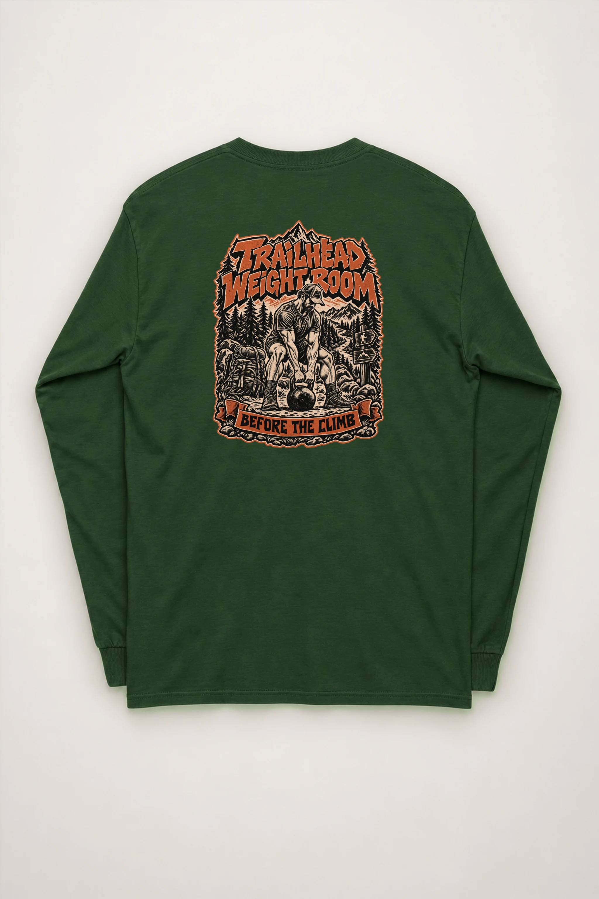 "Trailhead Weight Room" Unisex Longsleeve T-shirt