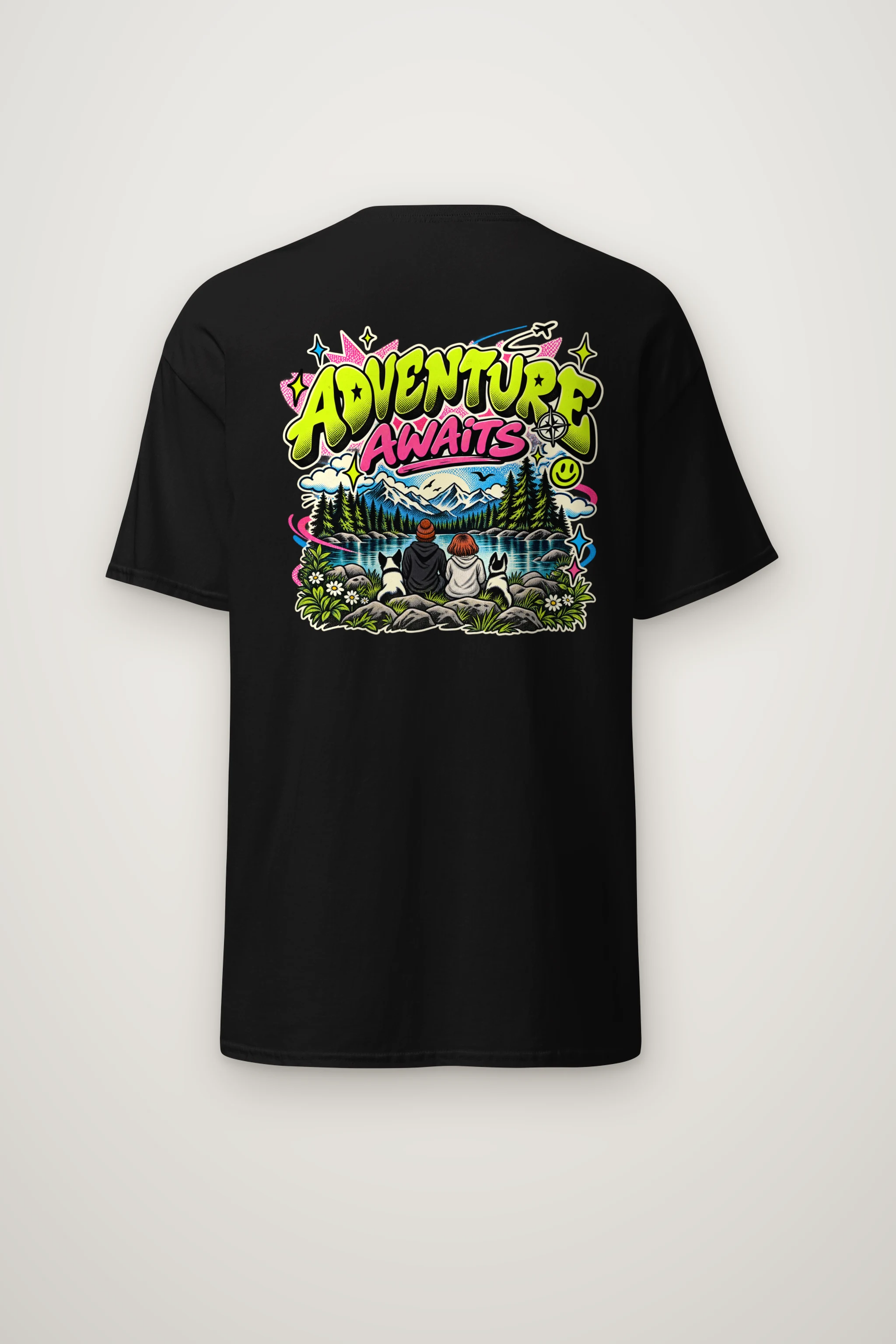 "Trailside Outlook" Heavyweight Unisex Crewneck T-shirt
