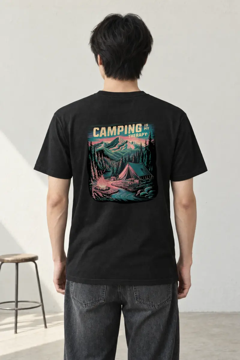 "Trailside Reset" Heavyweight Unisex Crewneck T-shirt