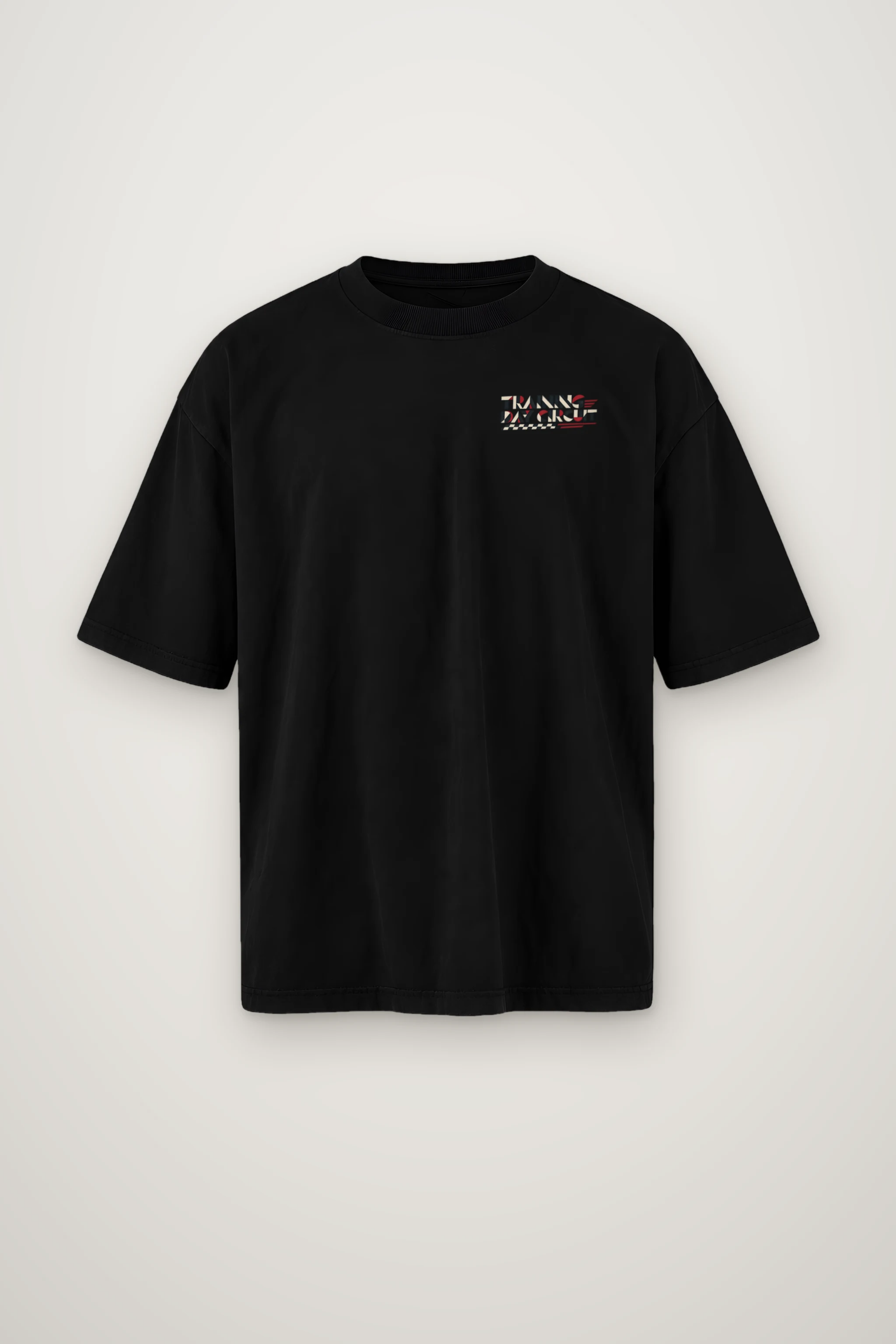 "Training Day Circuit" Men's Oversized Heavyweight Crewneck T-Shirt