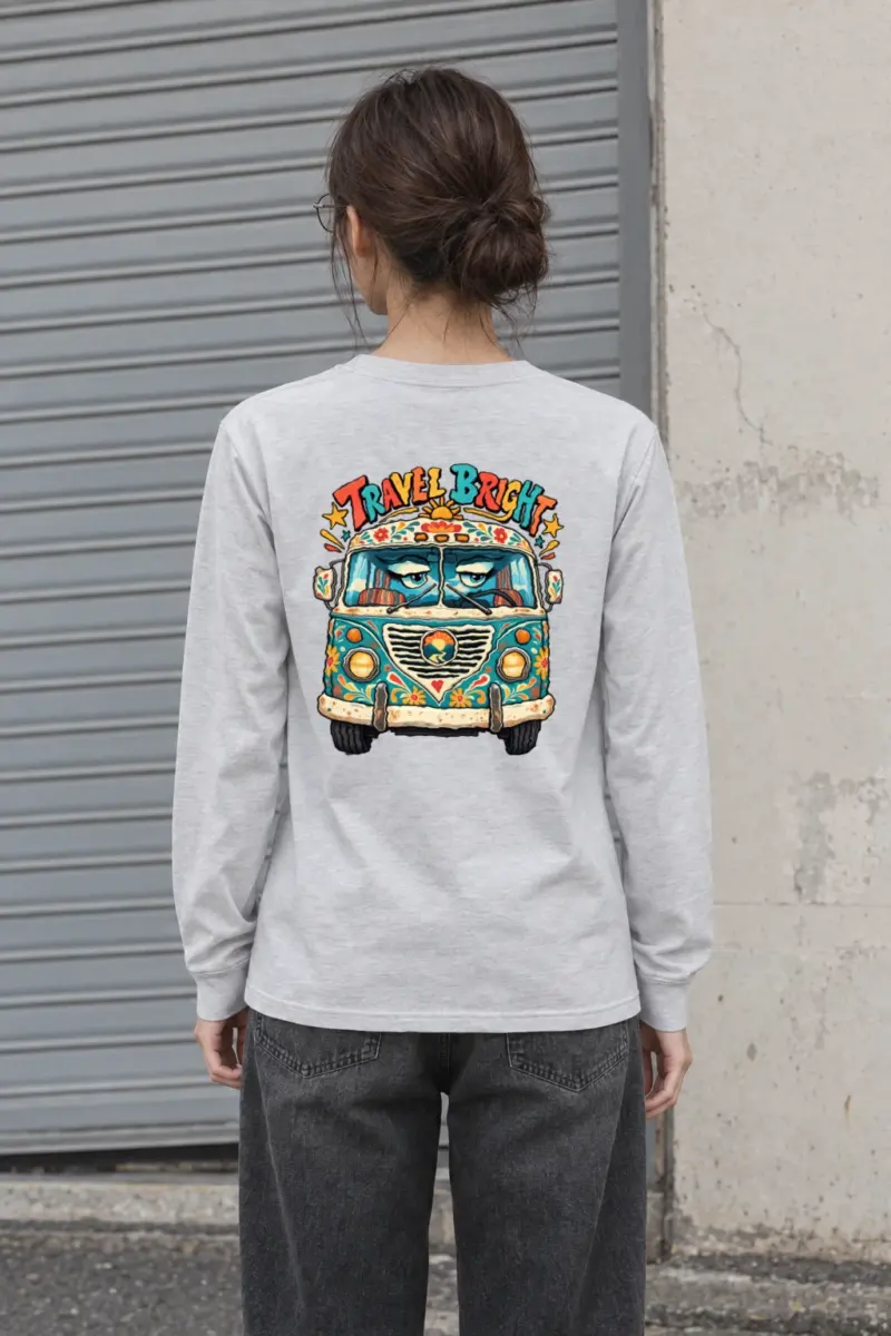 "Travel Bright" Unisex Longsleeve T-shirt