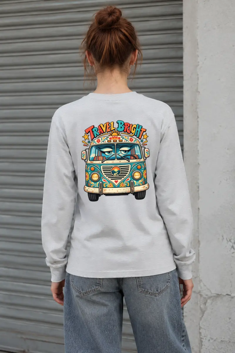 "Travel Bright" Unisex Longsleeve T-shirt