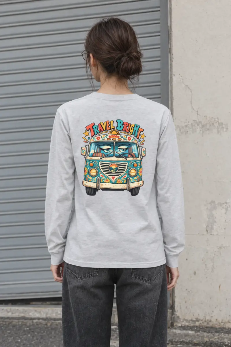 "Travel Bright" Unisex Longsleeve T-shirt