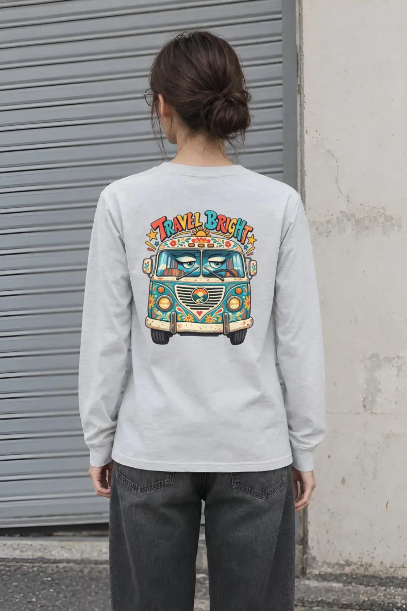 "Travel Bright" Unisex Longsleeve T-shirt