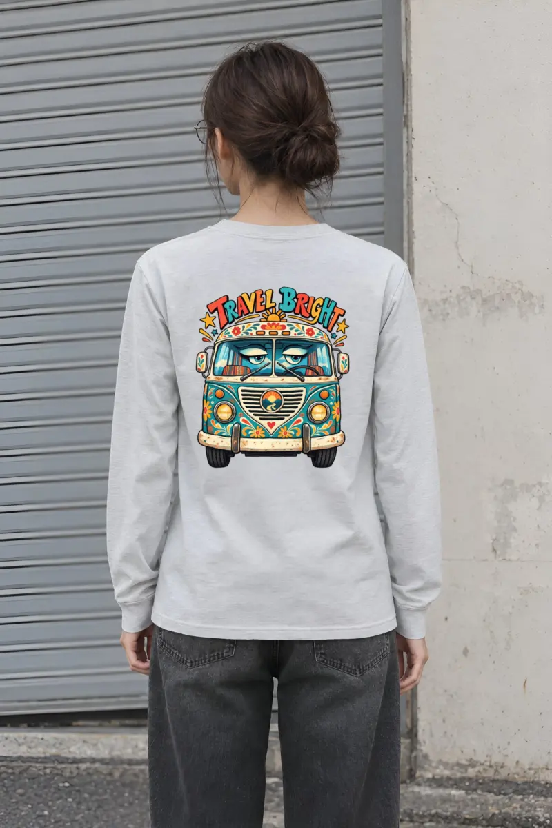 "Travel Bright" Unisex Longsleeve T-shirt