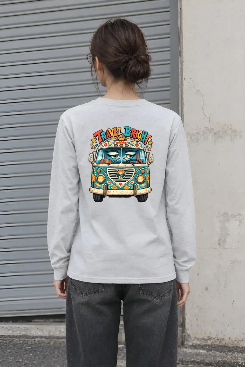 "Travel Bright" Unisex Longsleeve T-shirt
