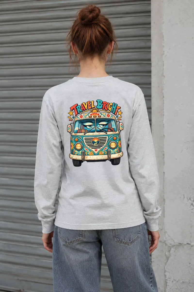 "Travel Bright" Unisex Longsleeve T-shirt
