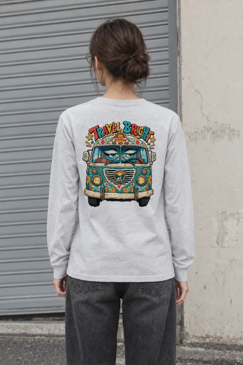 "Travel Bright" Unisex Longsleeve T-shirt