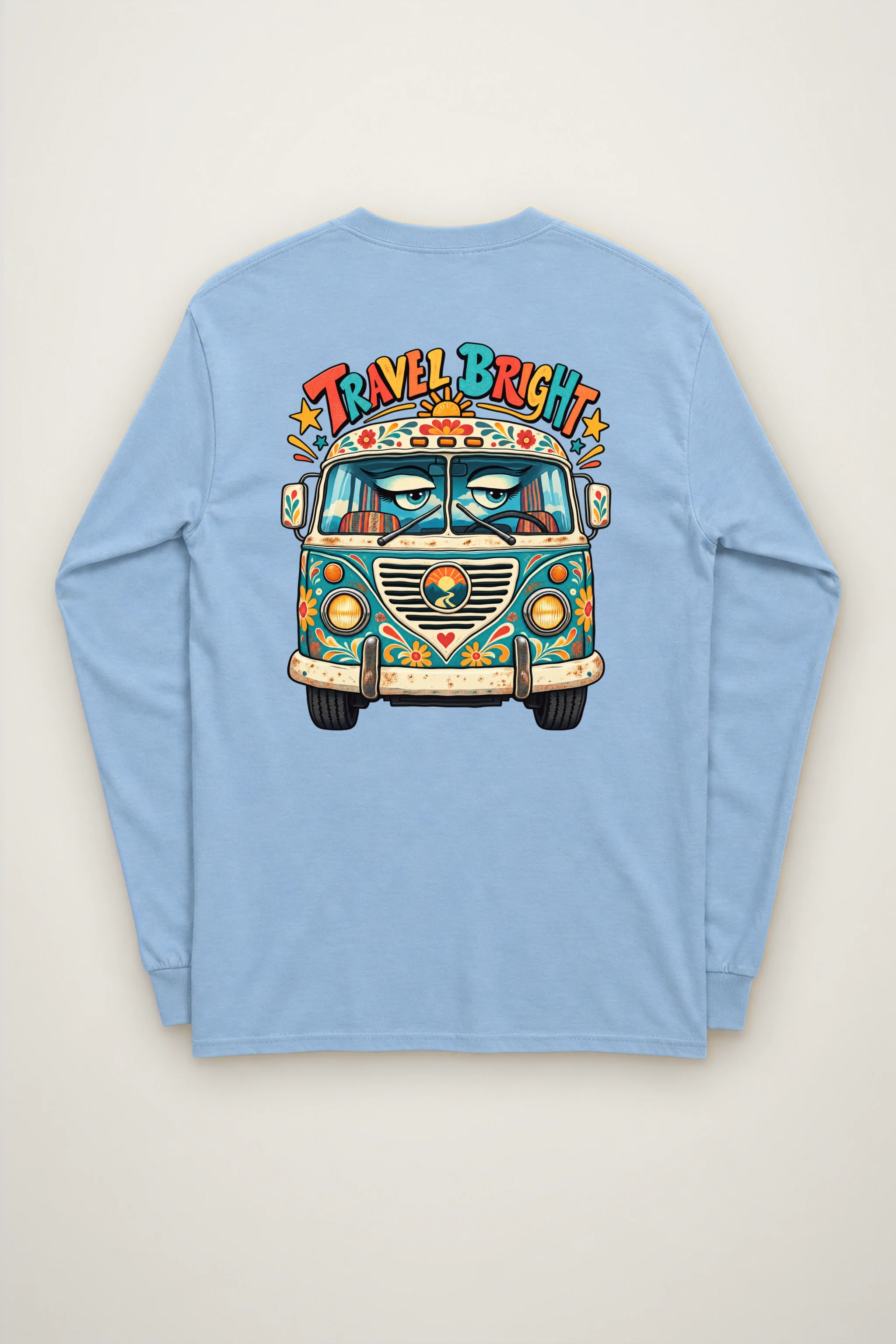 "Travel Bright" Unisex Longsleeve T-shirt