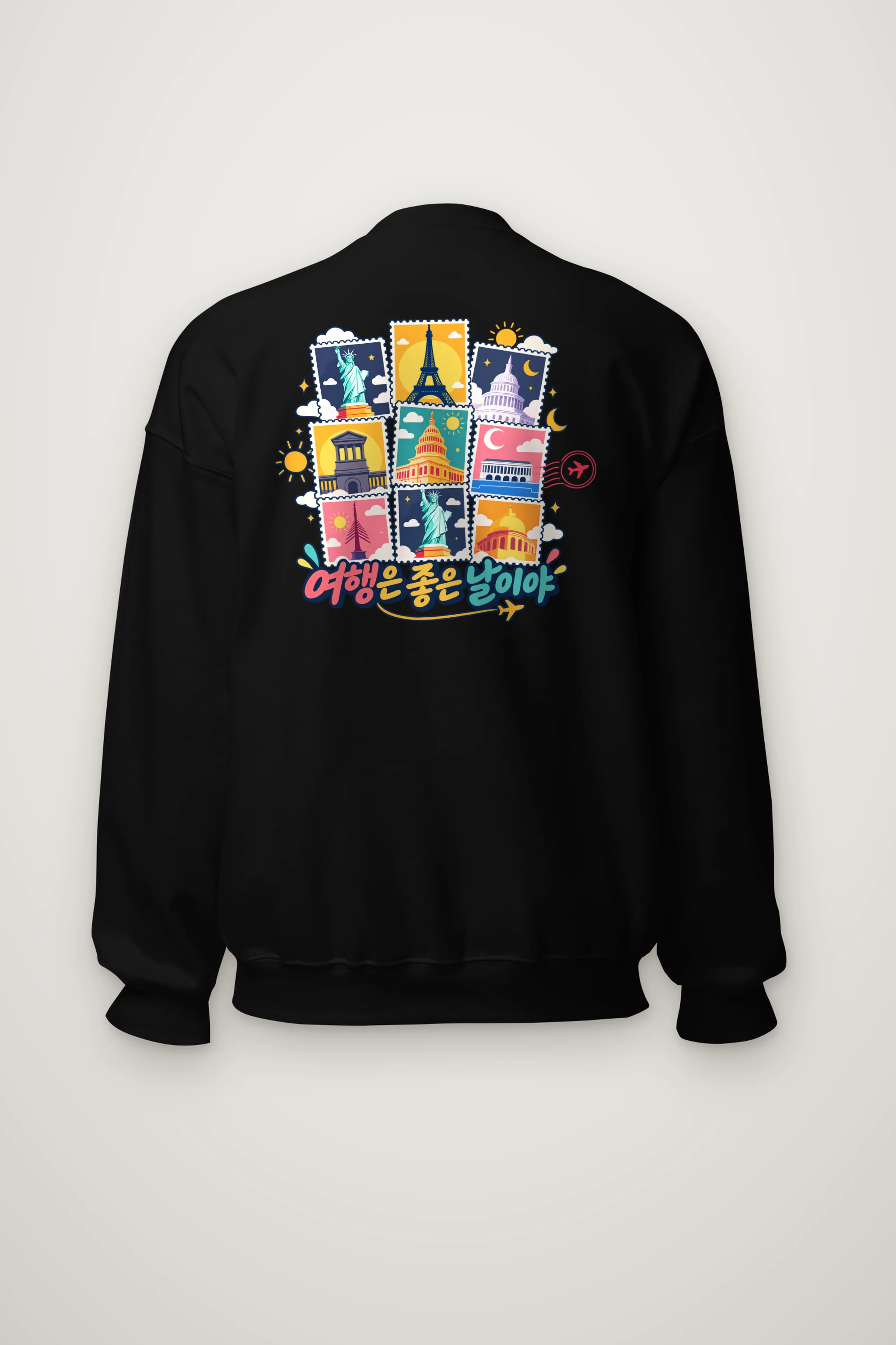 "Travel Is A Good Day" Heavy Blend Unisex Crewneck Sweatshirt