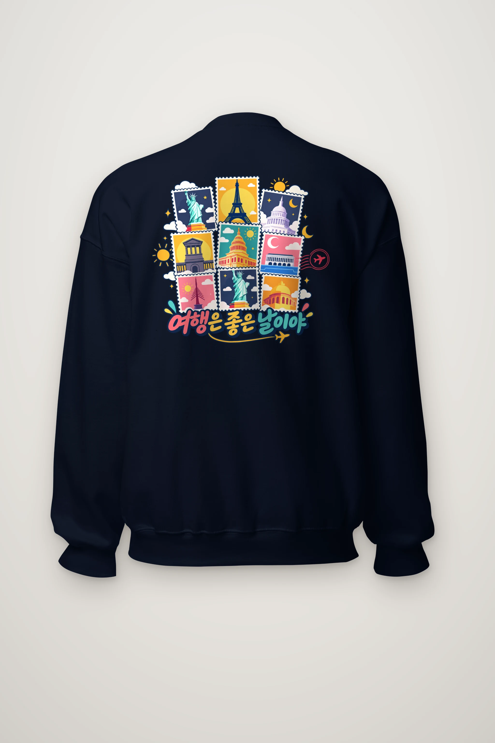 "Travel Is A Good Day" Heavy Blend Unisex Crewneck Sweatshirt