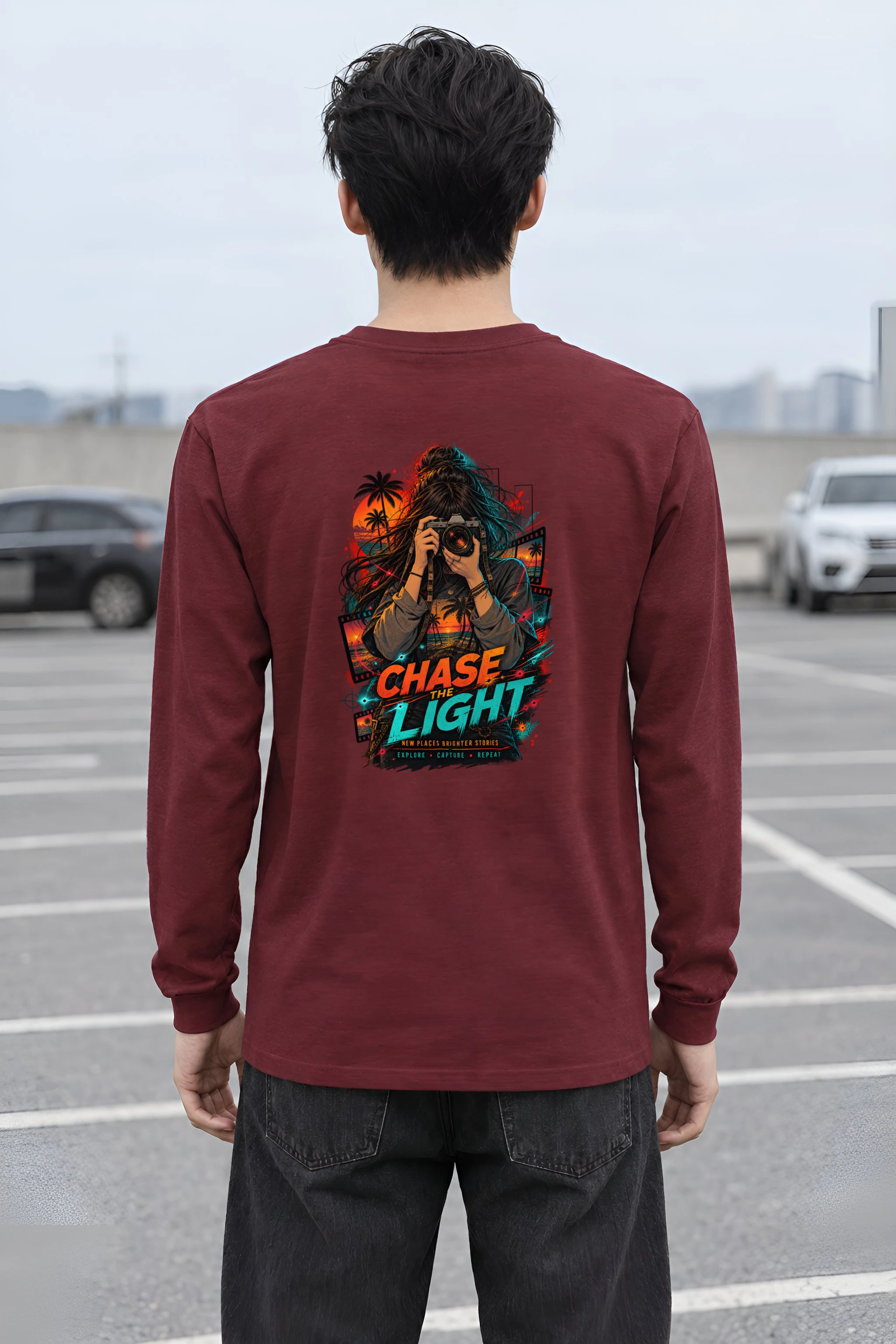 "Tropical Film Photographer" Unisex Longsleeve T-shirt