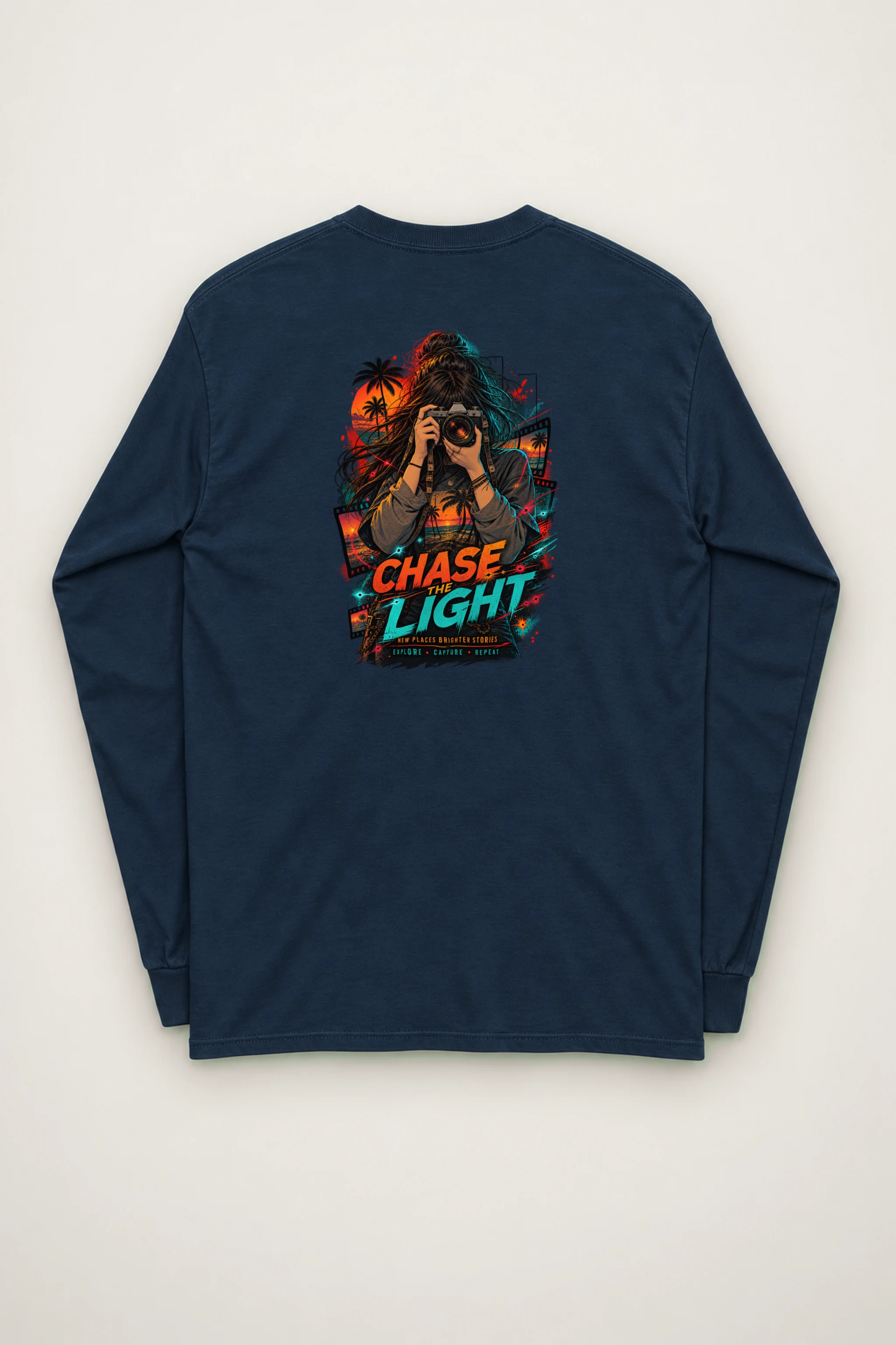 "Tropical Film Photographer" Unisex Longsleeve T-shirt