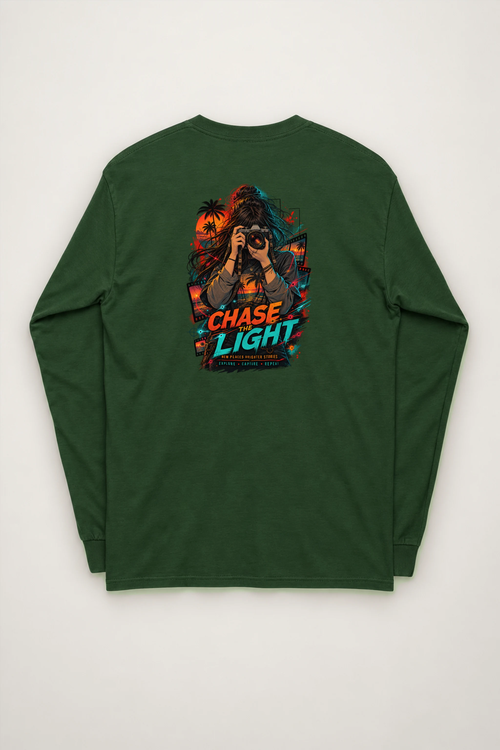 "Tropical Film Photographer" Unisex Longsleeve T-shirt