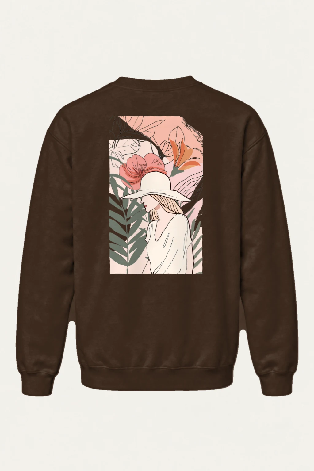 "Tropical Muse" Heavy Blend Unisex Crewneck Sweatshirt | Gildan 18000