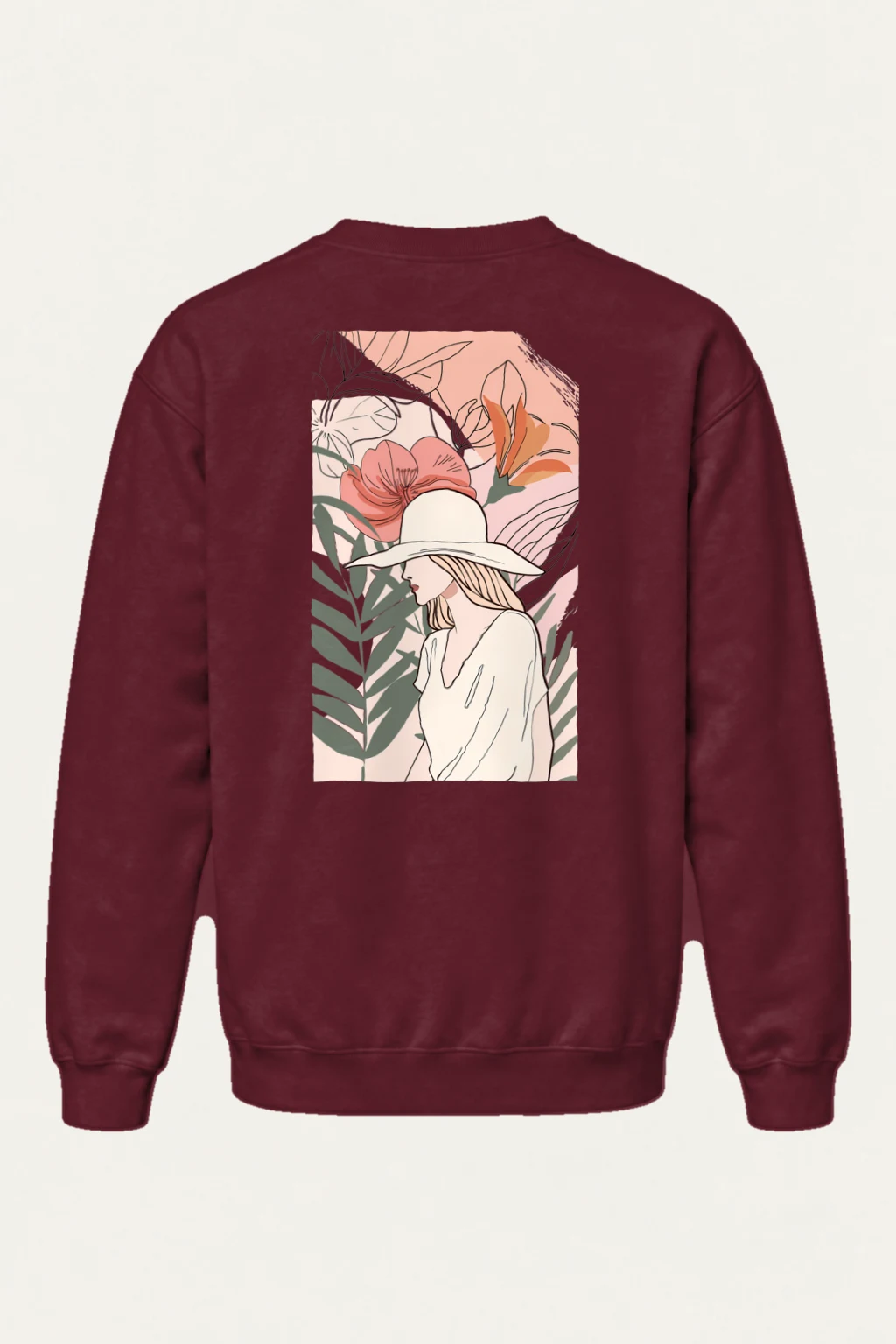 "Tropical Muse" Heavy Blend Unisex Crewneck Sweatshirt | Gildan 18000