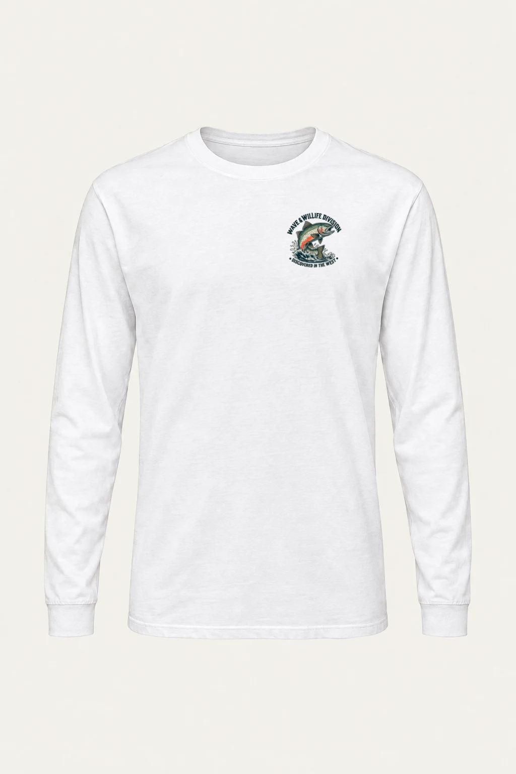 "Trout Angler Mountain" Unisex Longsleeve T-shirt | Gildan 2400