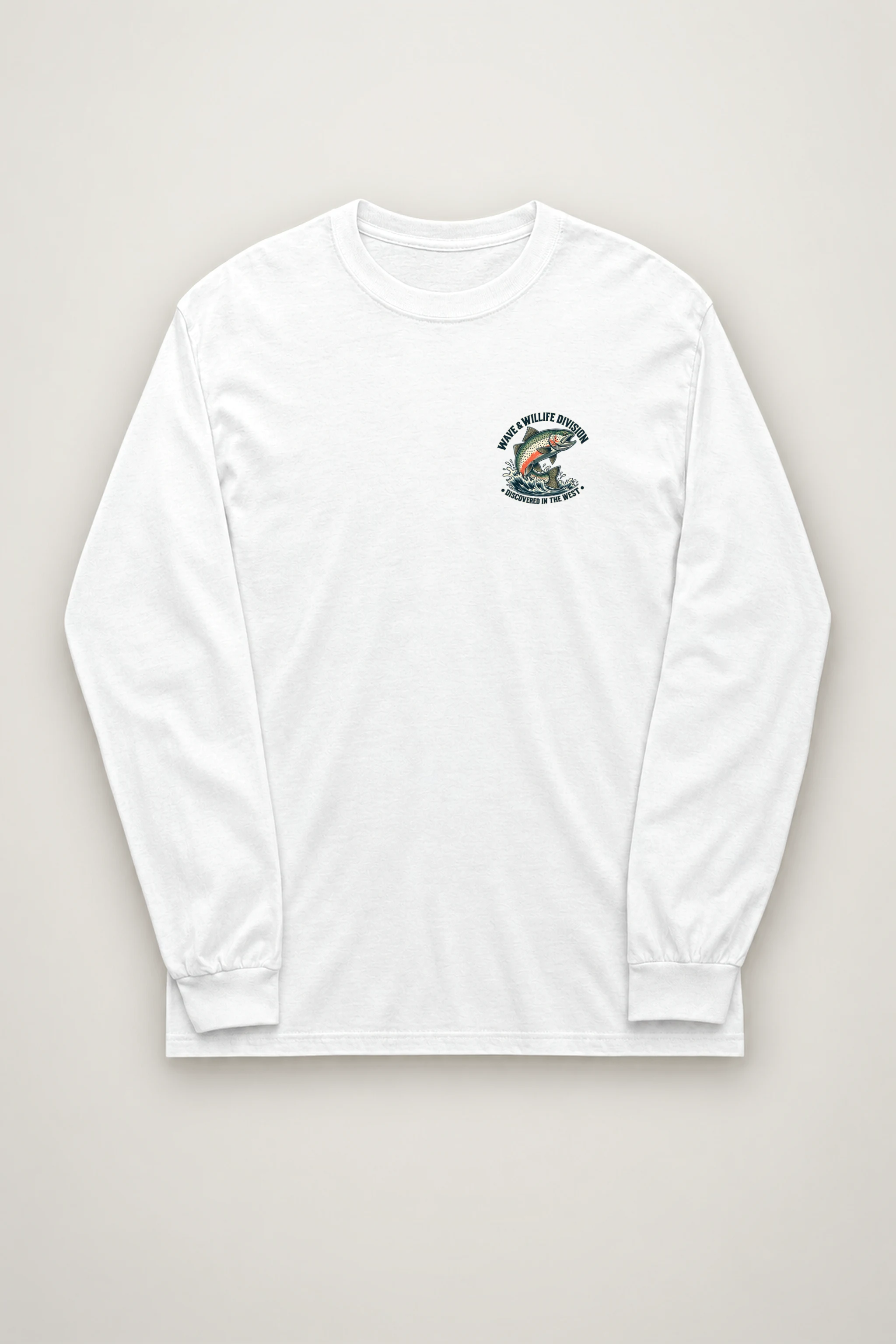 "Trout Angler Mountain" Unisex Longsleeve T-shirt