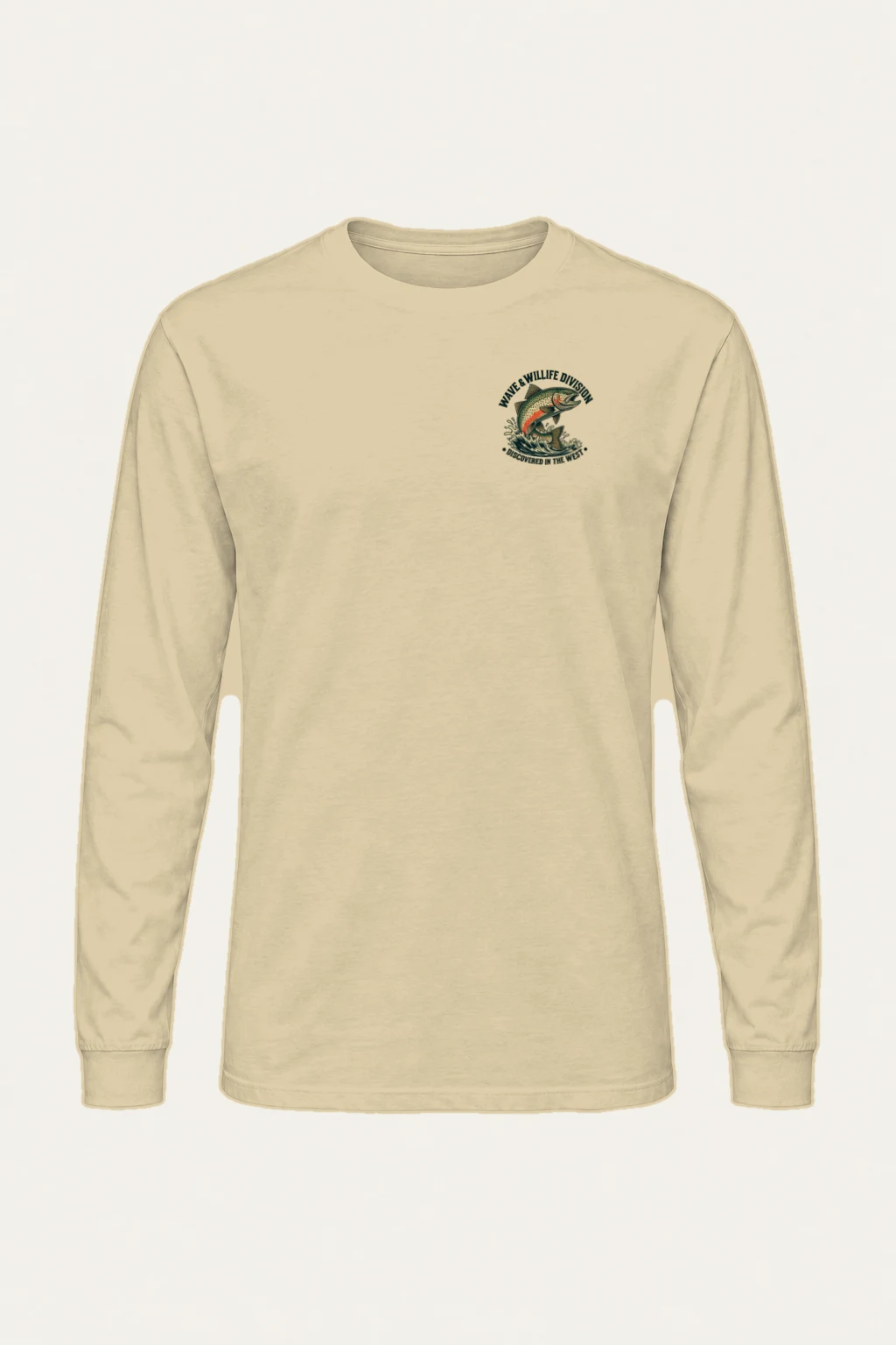 "Trout Angler Mountain" Unisex Longsleeve T-shirt | Gildan 2400