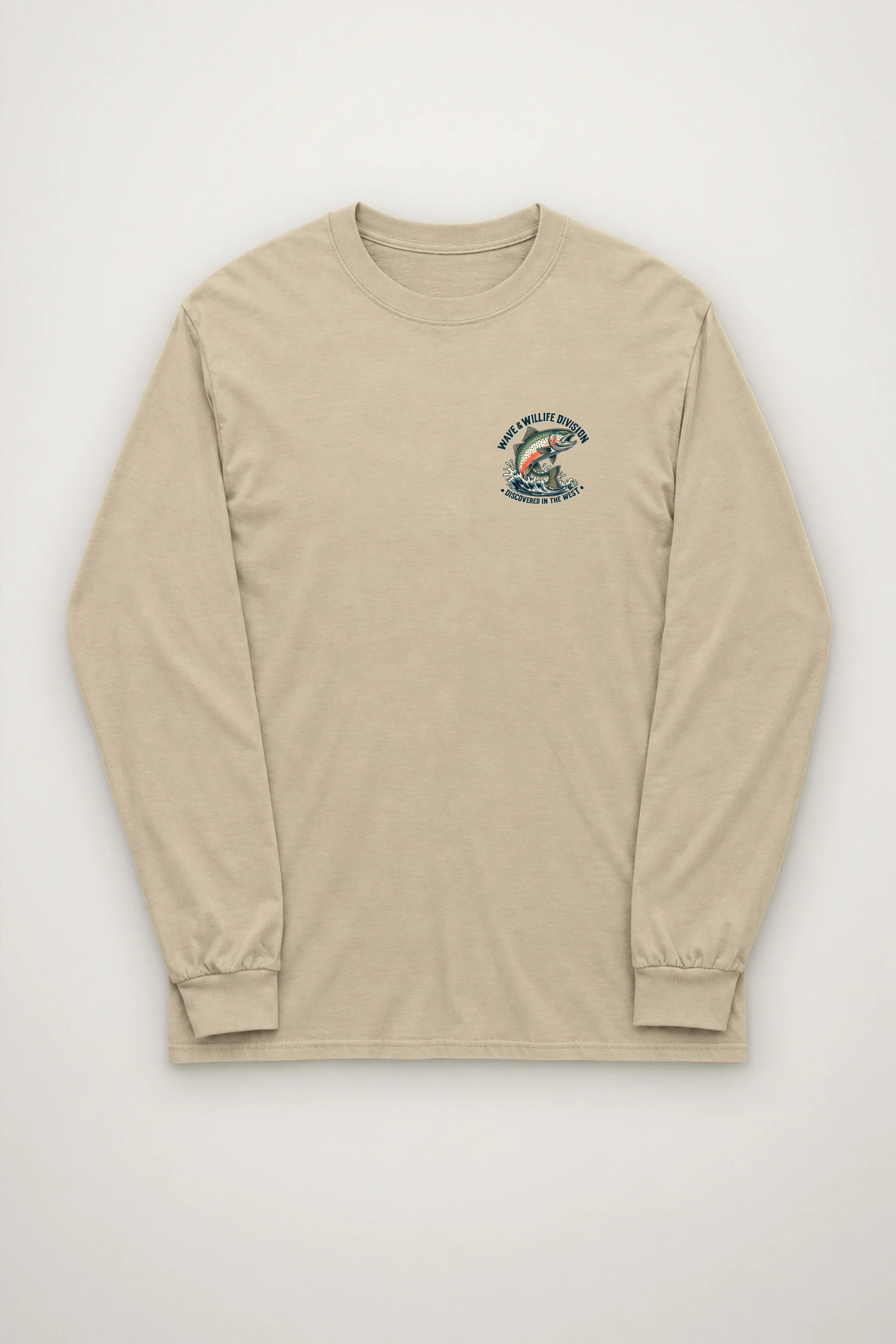 "Trout Angler Mountain" Unisex Longsleeve T-shirt