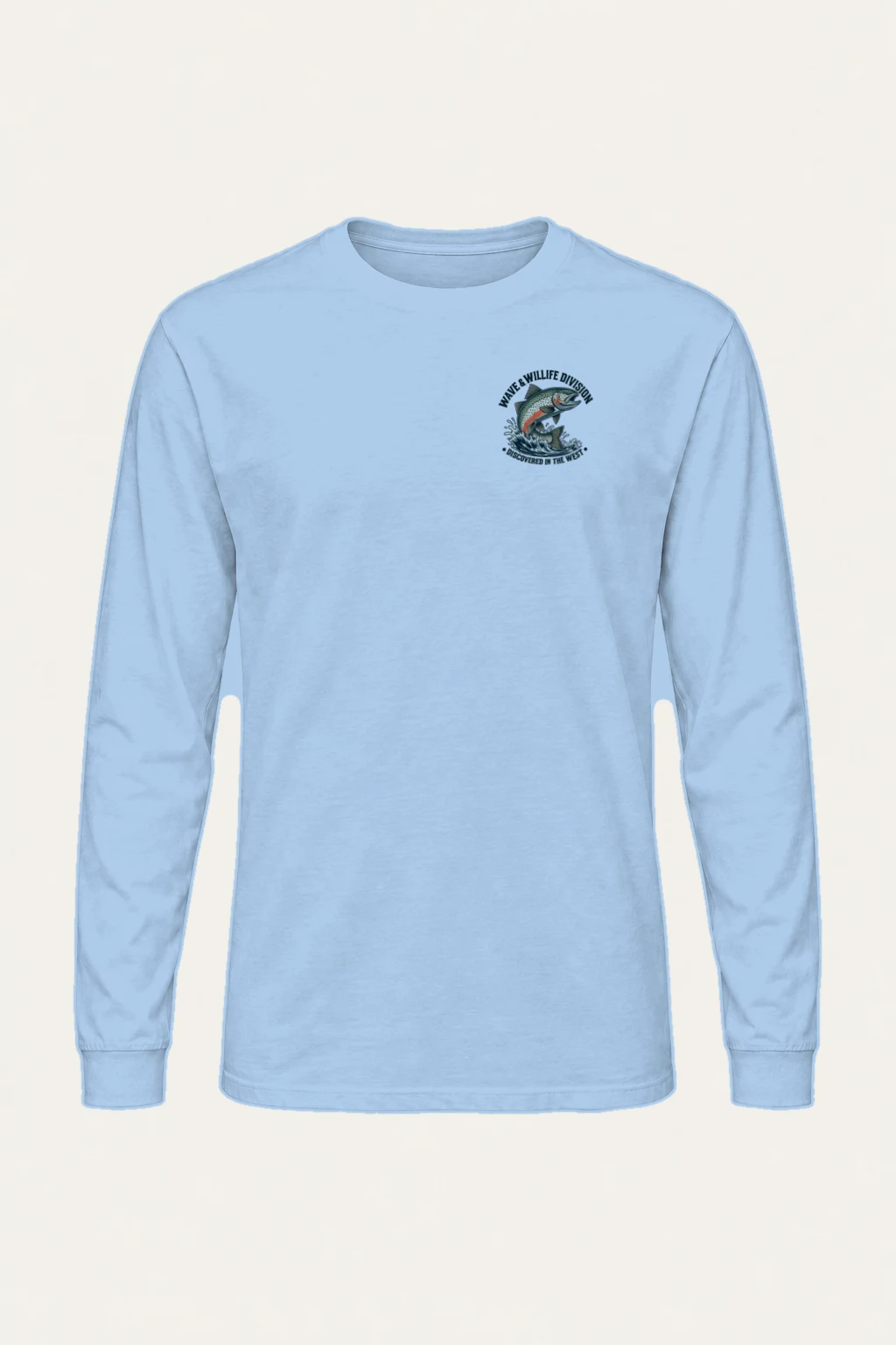 "Trout Angler Mountain" Unisex Longsleeve T-shirt | Gildan 2400