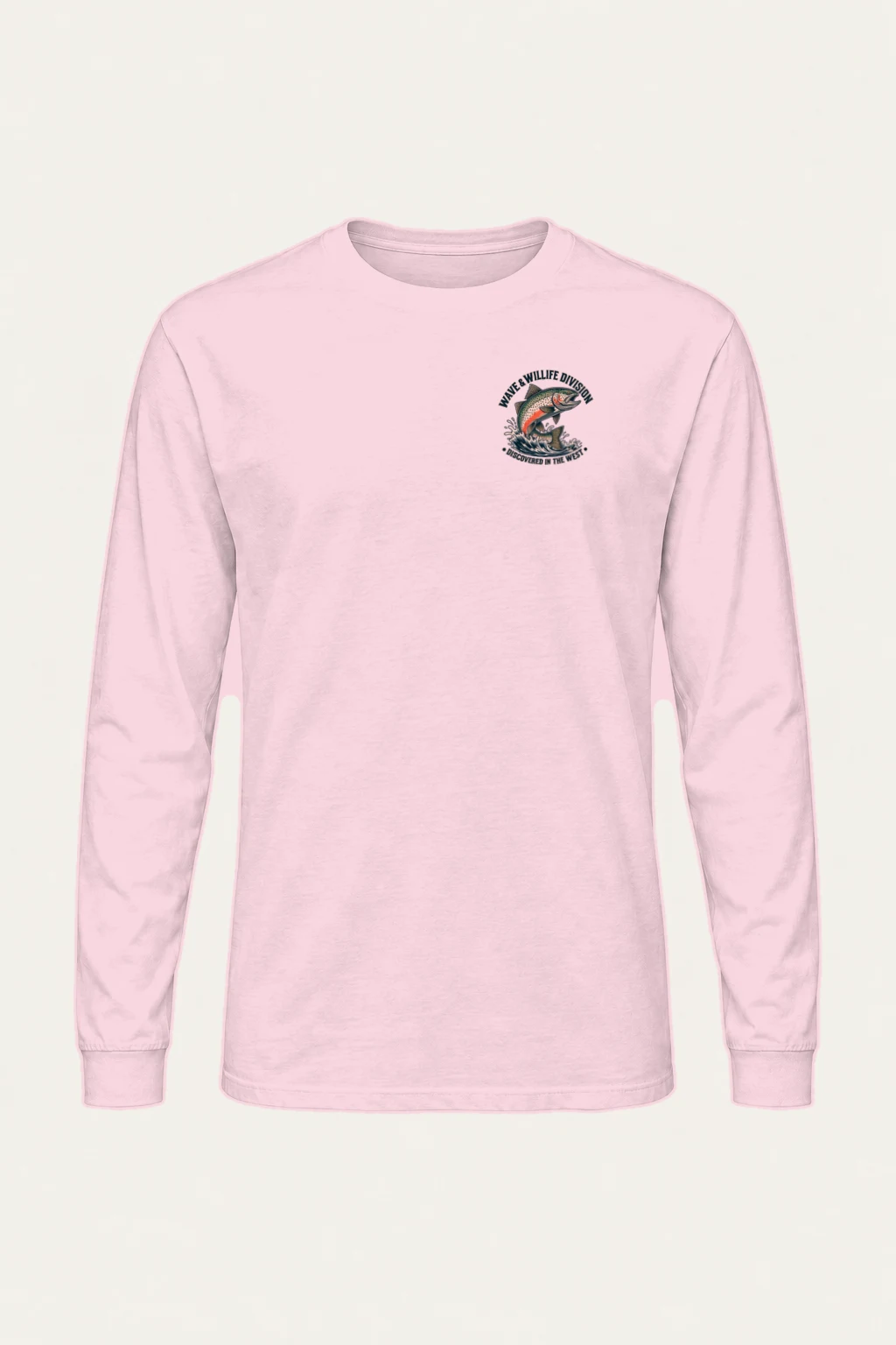 "Trout Angler Mountain" Unisex Longsleeve T-shirt | Gildan 2400