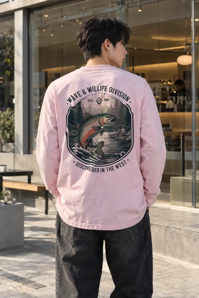 "Trout River Division" Unisex Longsleeve T-shirt | Gildan 2400