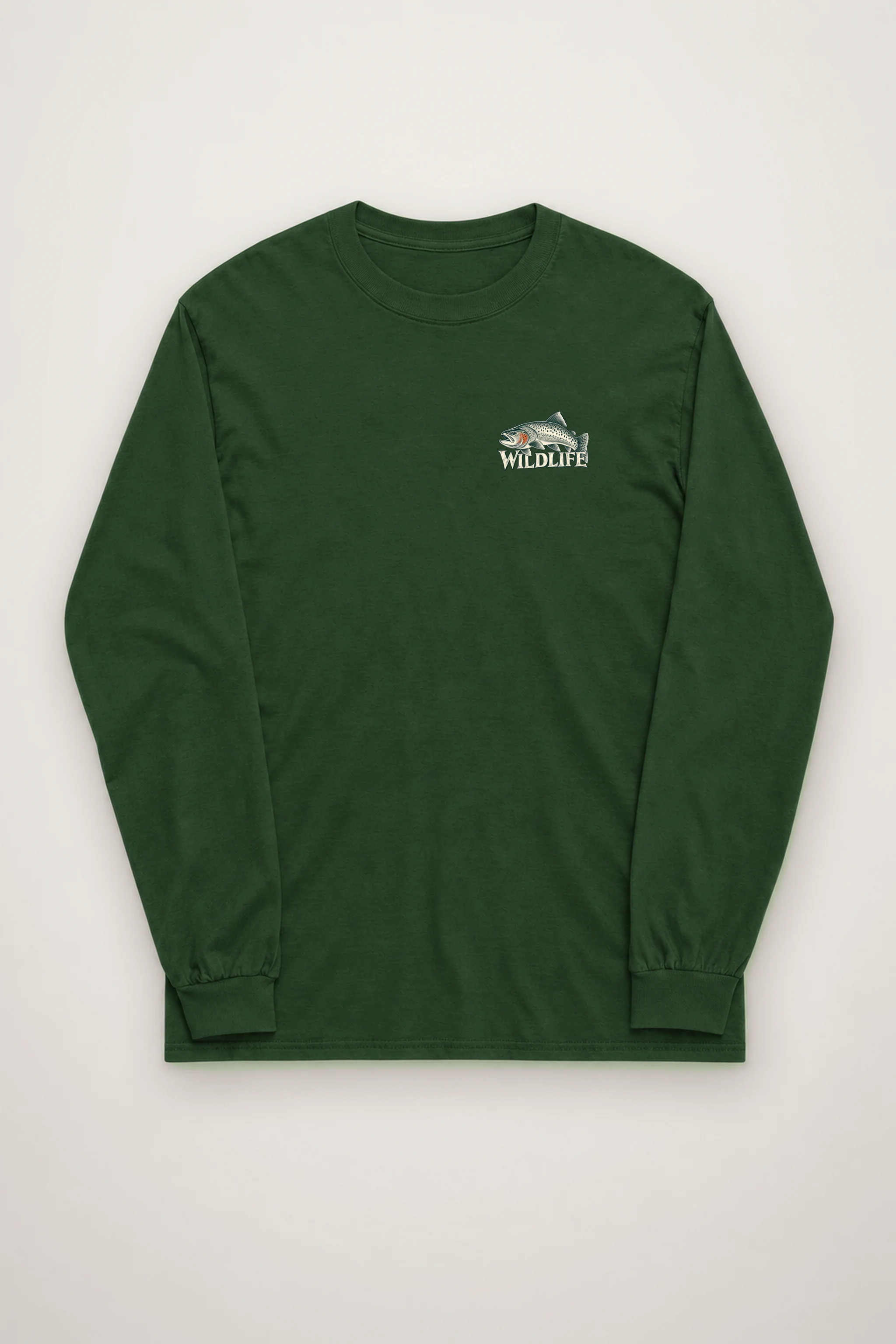 "Trout River Scene" Unisex Longsleeve T-shirt