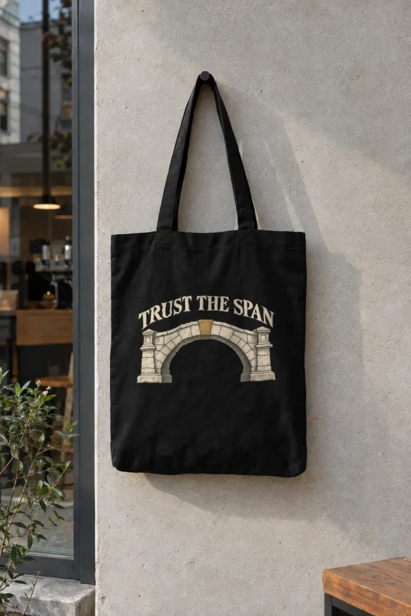 "Trust The Span" Classic Cotton Tote Bag
