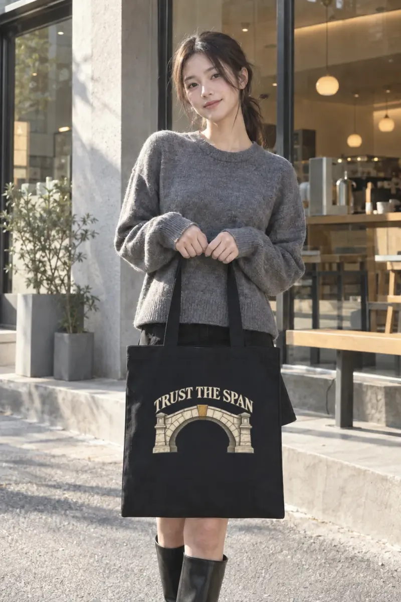 "Trust The Span" Classic Cotton Tote Bag