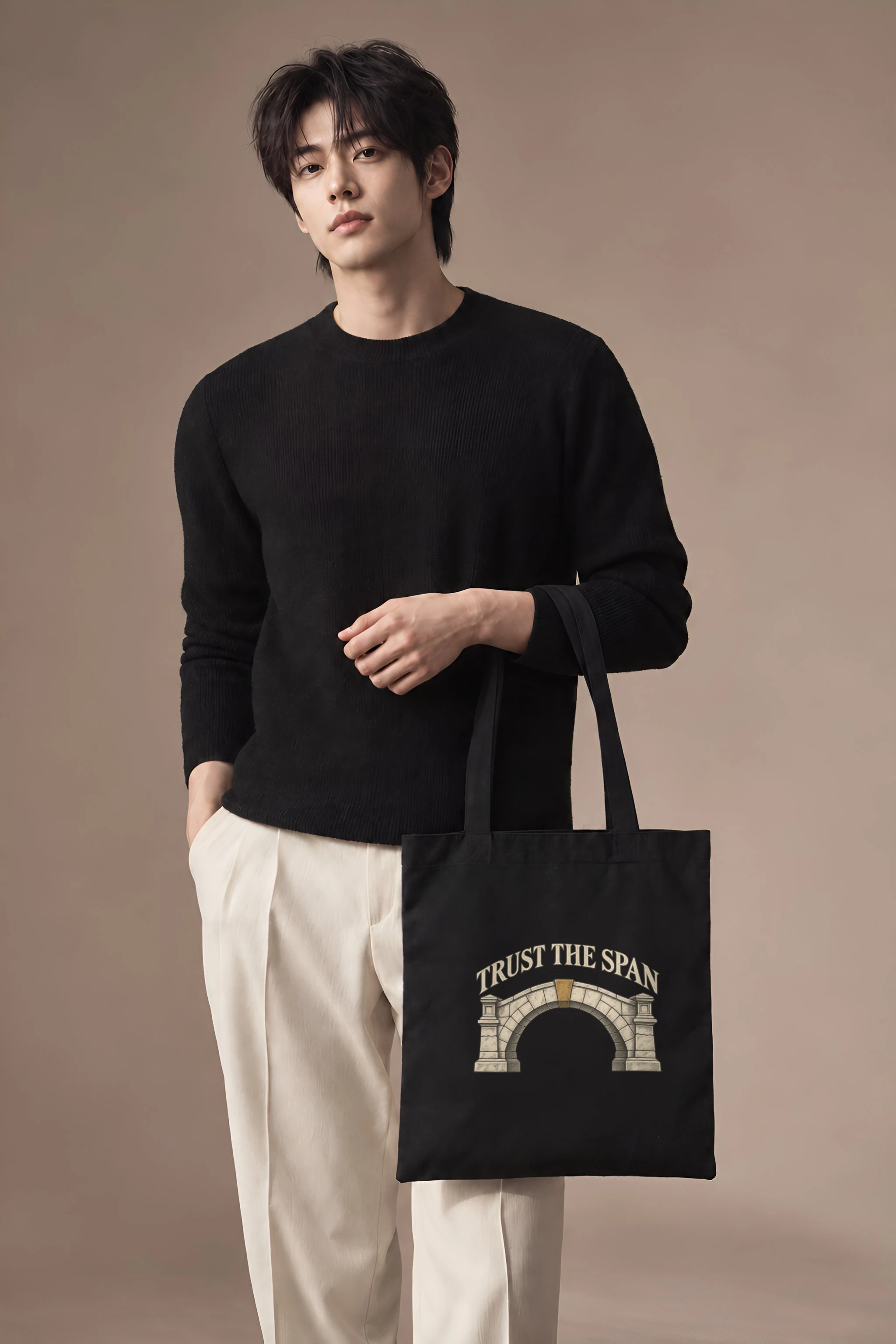 "Trust The Span" Classic Cotton Tote Bag