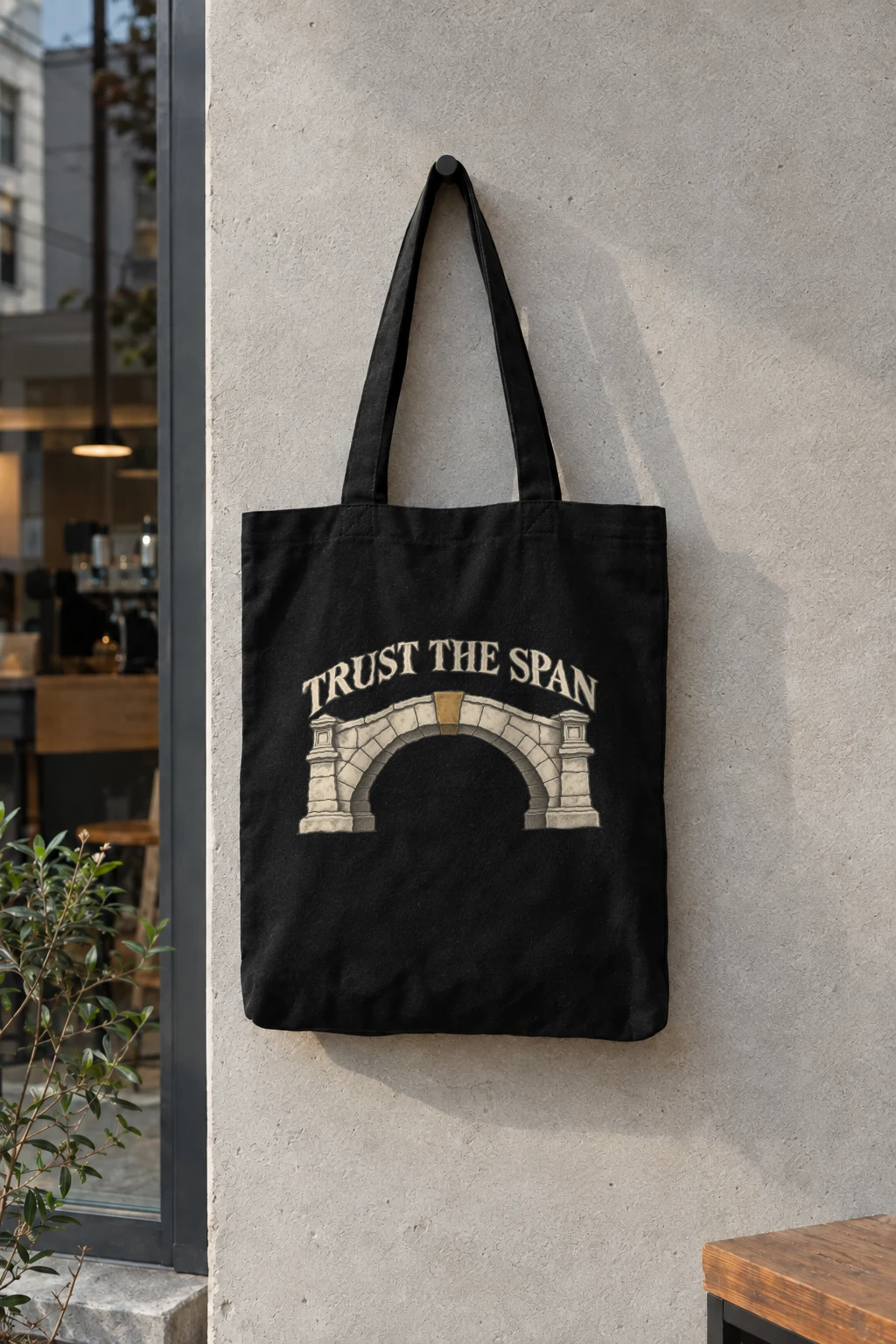 "Trust The Span" Classic Cotton Tote Bag