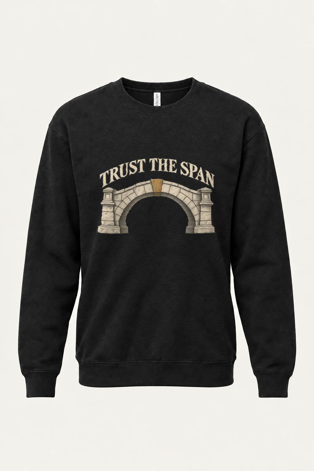 "Trust The Span" Heavy Blend Unisex Crewneck Sweatshirt | Gildan 18000