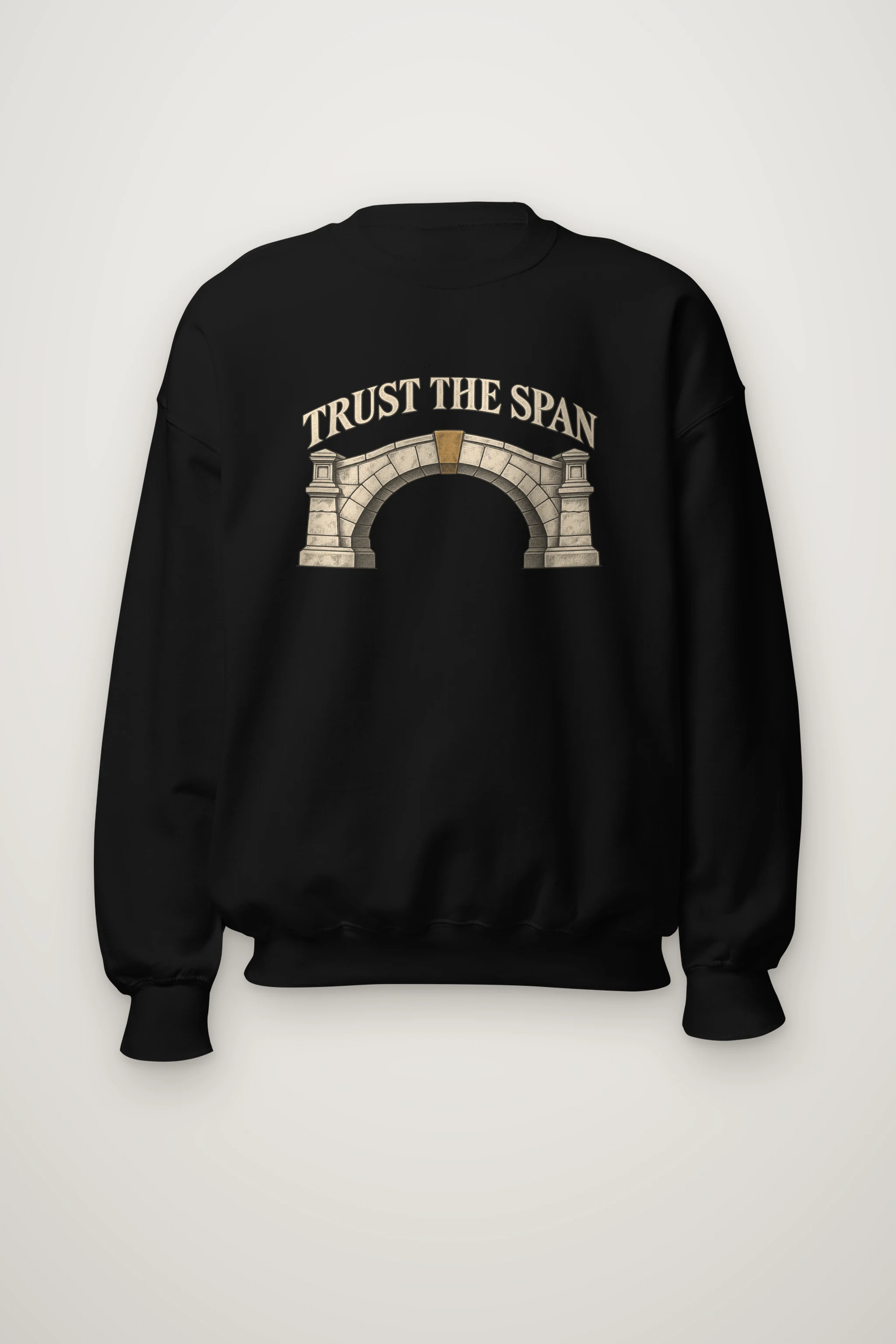 "Trust The Span" Heavy Blend Unisex Crewneck Sweatshirt