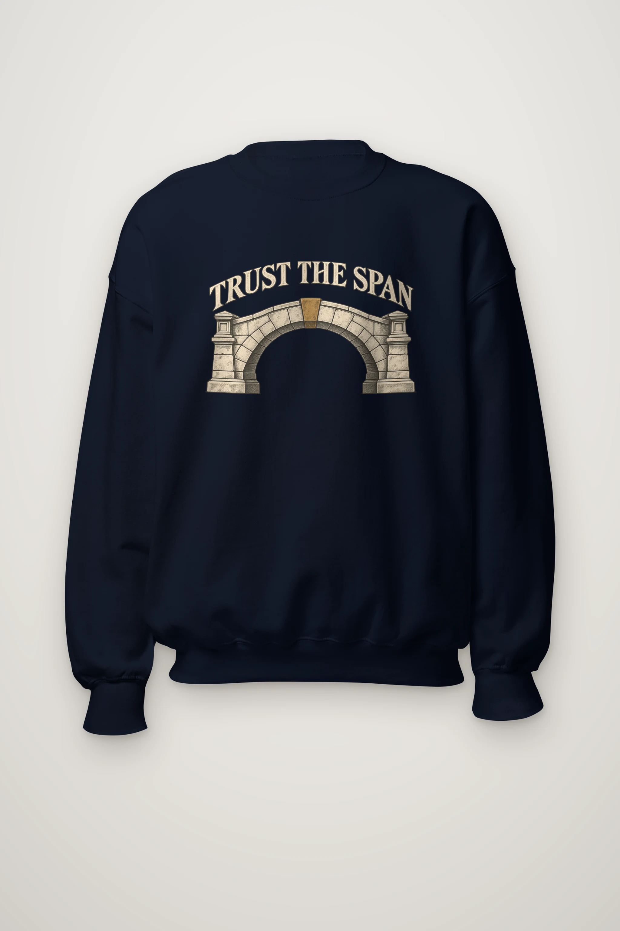 "Trust The Span" Heavy Blend Unisex Crewneck Sweatshirt
