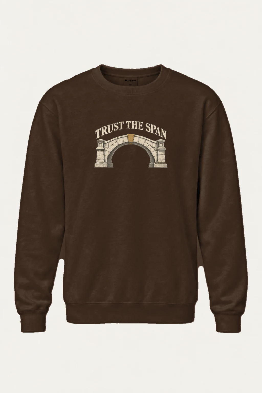 "Trust The Span" Heavy Blend Unisex Crewneck Sweatshirt | Gildan 18000